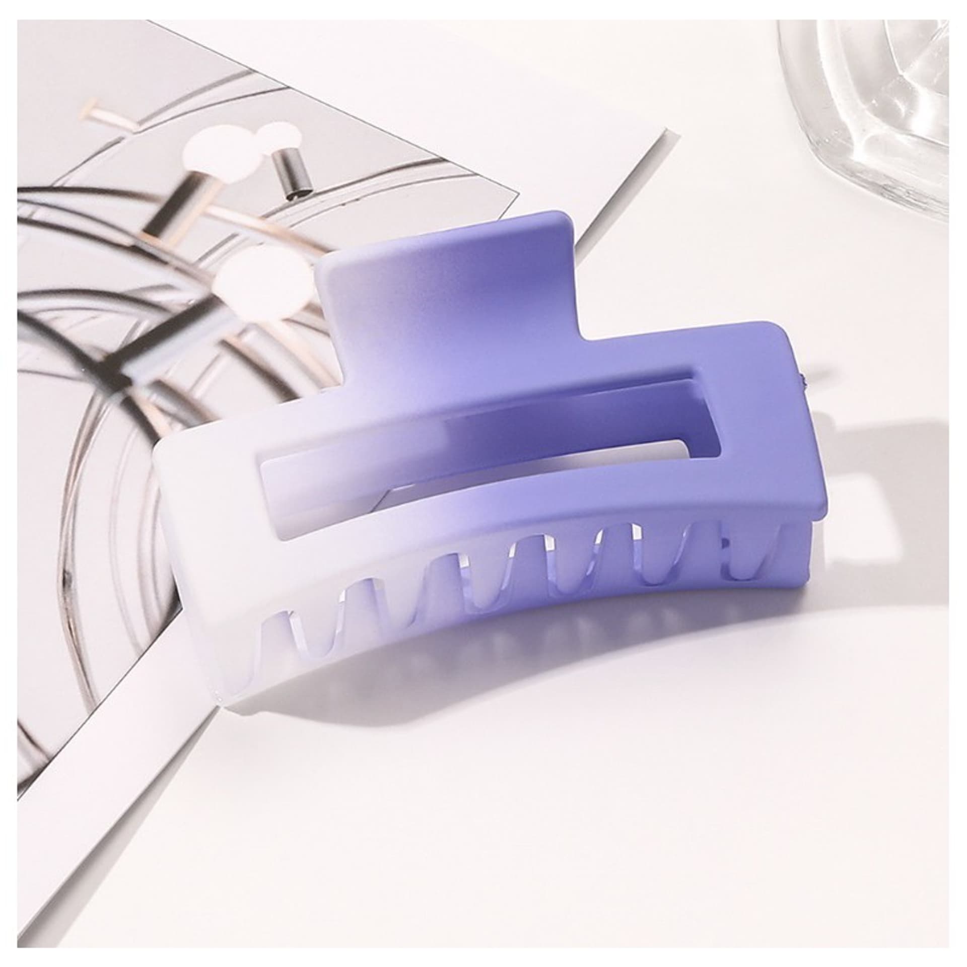 

Spinka do włosów klamra XL ombre fiolet 8,5 cm SP147FIO