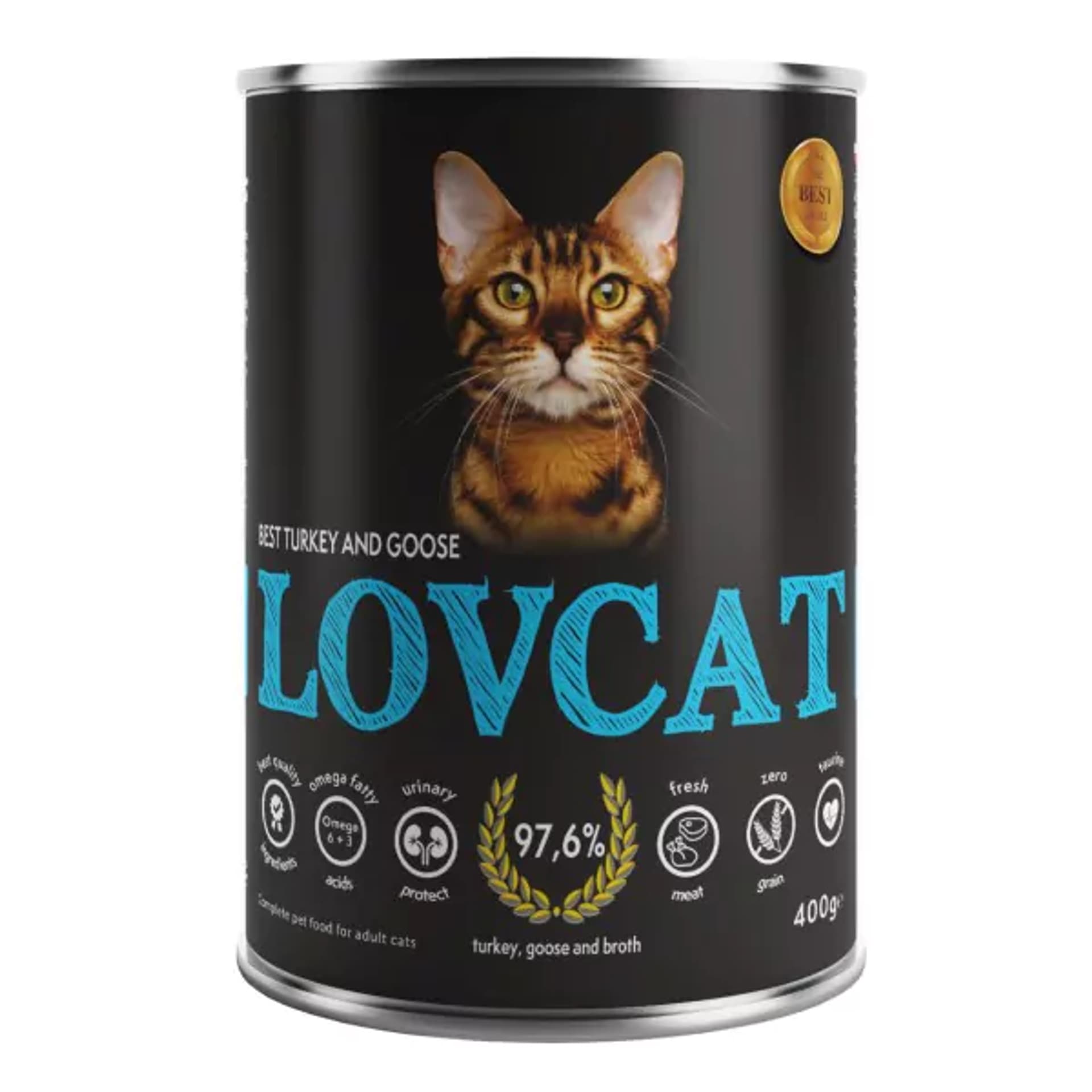 

Lovcat Best Turkey & Goose puszka 400g