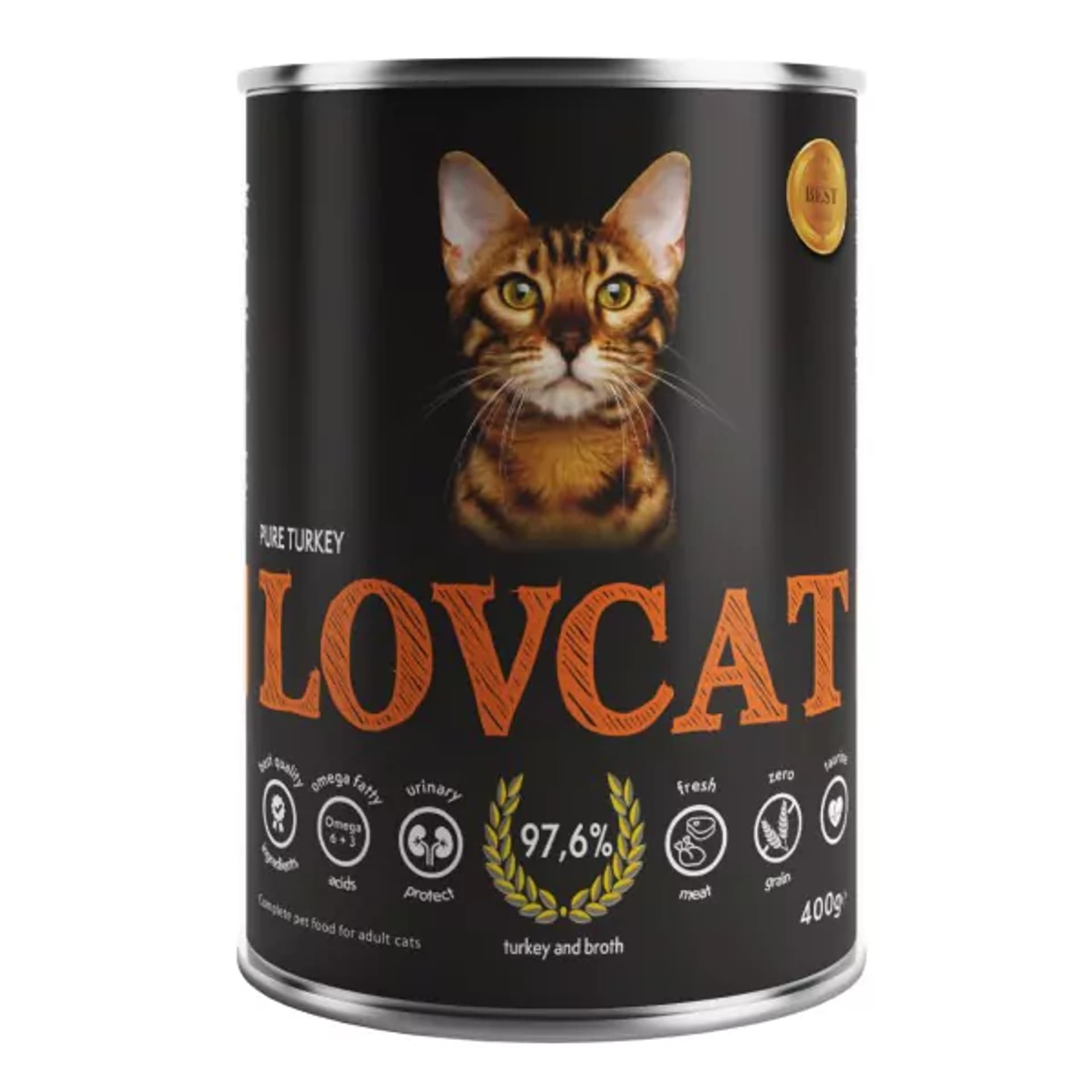 

Lovcat Pure Turkey puszka 400g