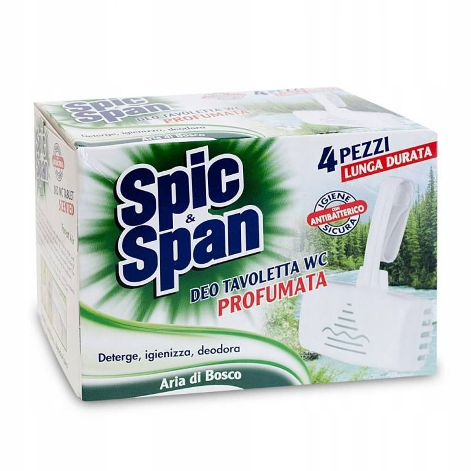 

SPICSPAN Zawieszka do toalety Aria di Bosco 4szt.