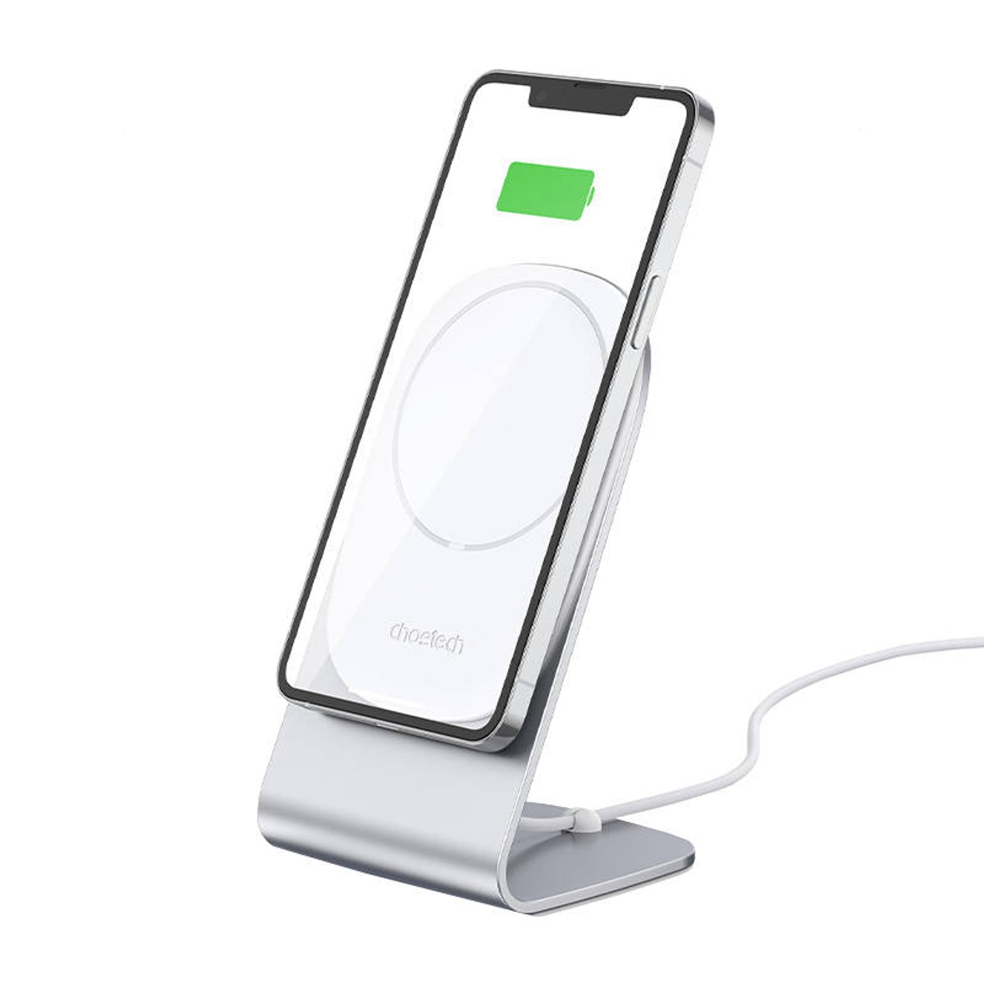 

Stojak z magnetyczną ładowarką indukcyjną Choetech H047 (srebrny)
