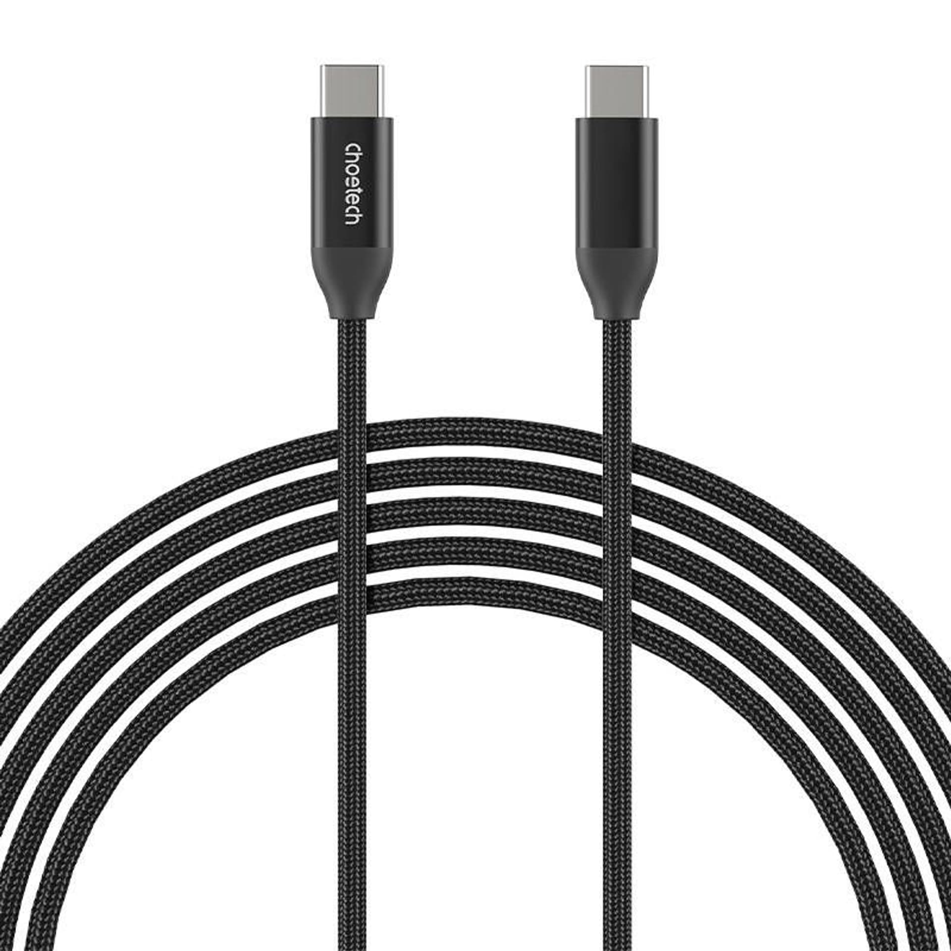 

Kabel USB-C do USB-C Choetech XCC-1036 3.1 240W 2m (czarny)