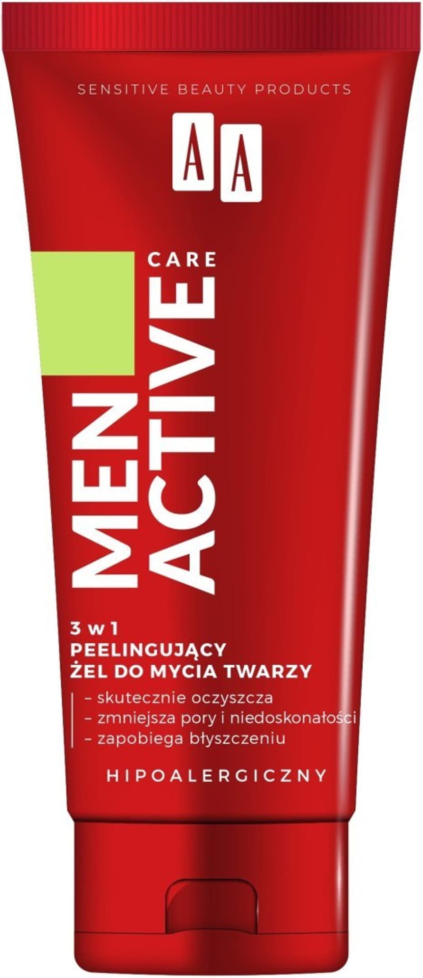 

AA Men Active Care Peelingujący Żel do mycia twarzy 3w1 150ml