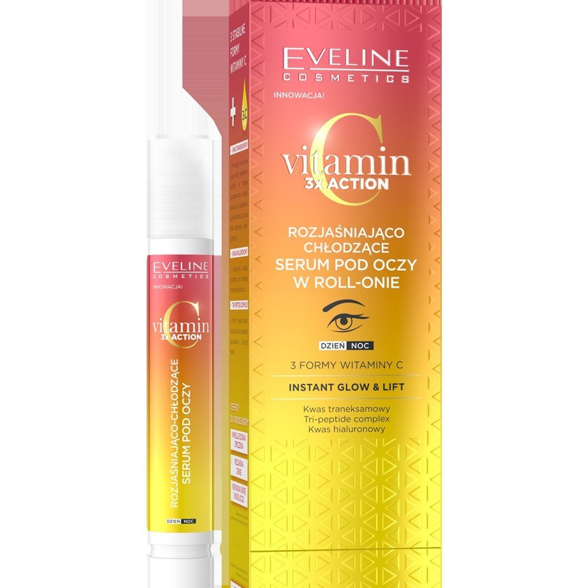 

EVELINE Vitamin C 3xAction Rozjaśniająco - Chłodzące Serum pod oczy w roll-onie 15ml