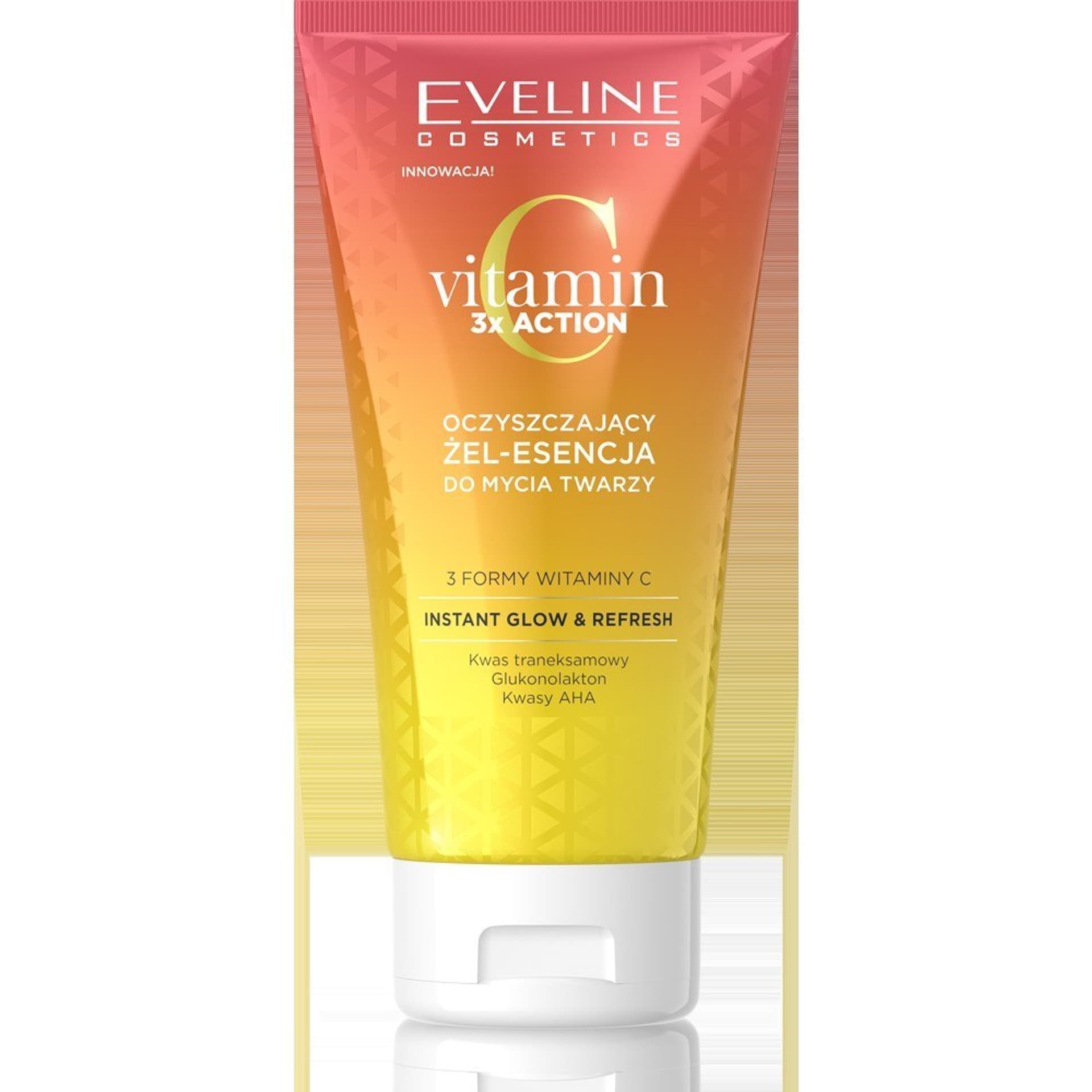 

EVELINE Vitamin C 3xAction Oczyszczający Żel-Esencja do mycia twarzy 150ml