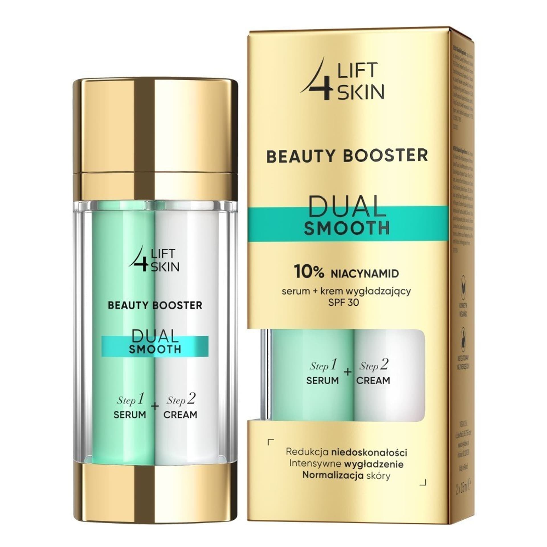 

Lift 4 Skin Beauty Booster Dual Smooth Serum + Krem wygładzający SPF30 1op.(2x15ml)