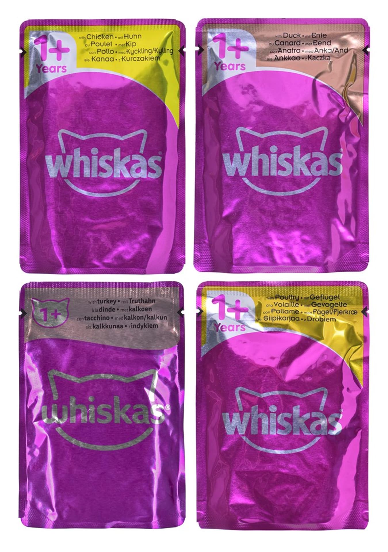 

WHISKAS saszetki z drobiem dla kota 80x85g