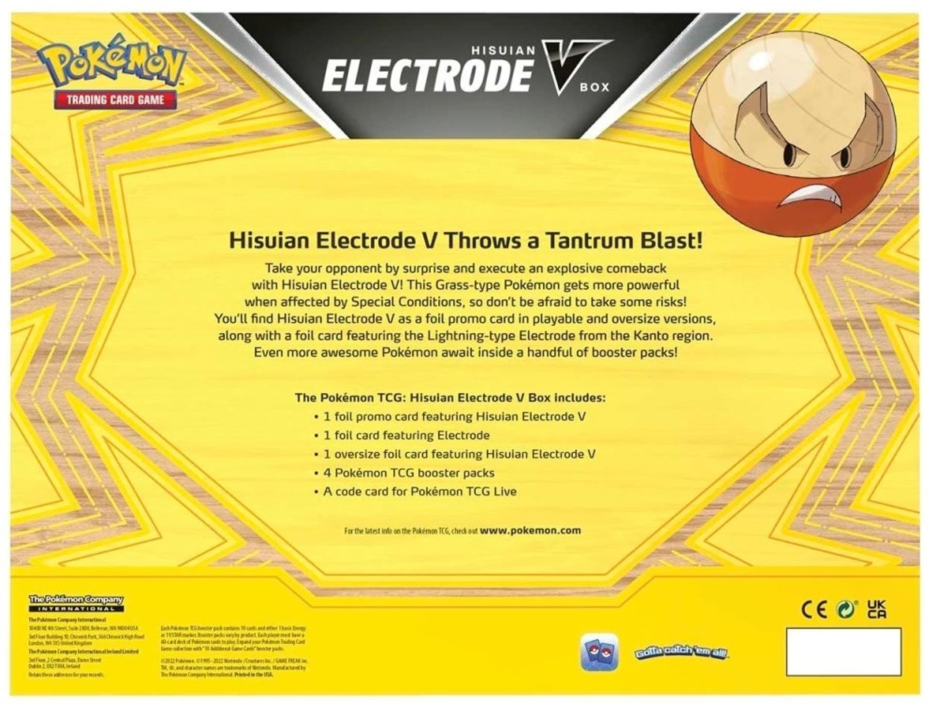 

Pokemon TCG V Box Hisuian Electrode