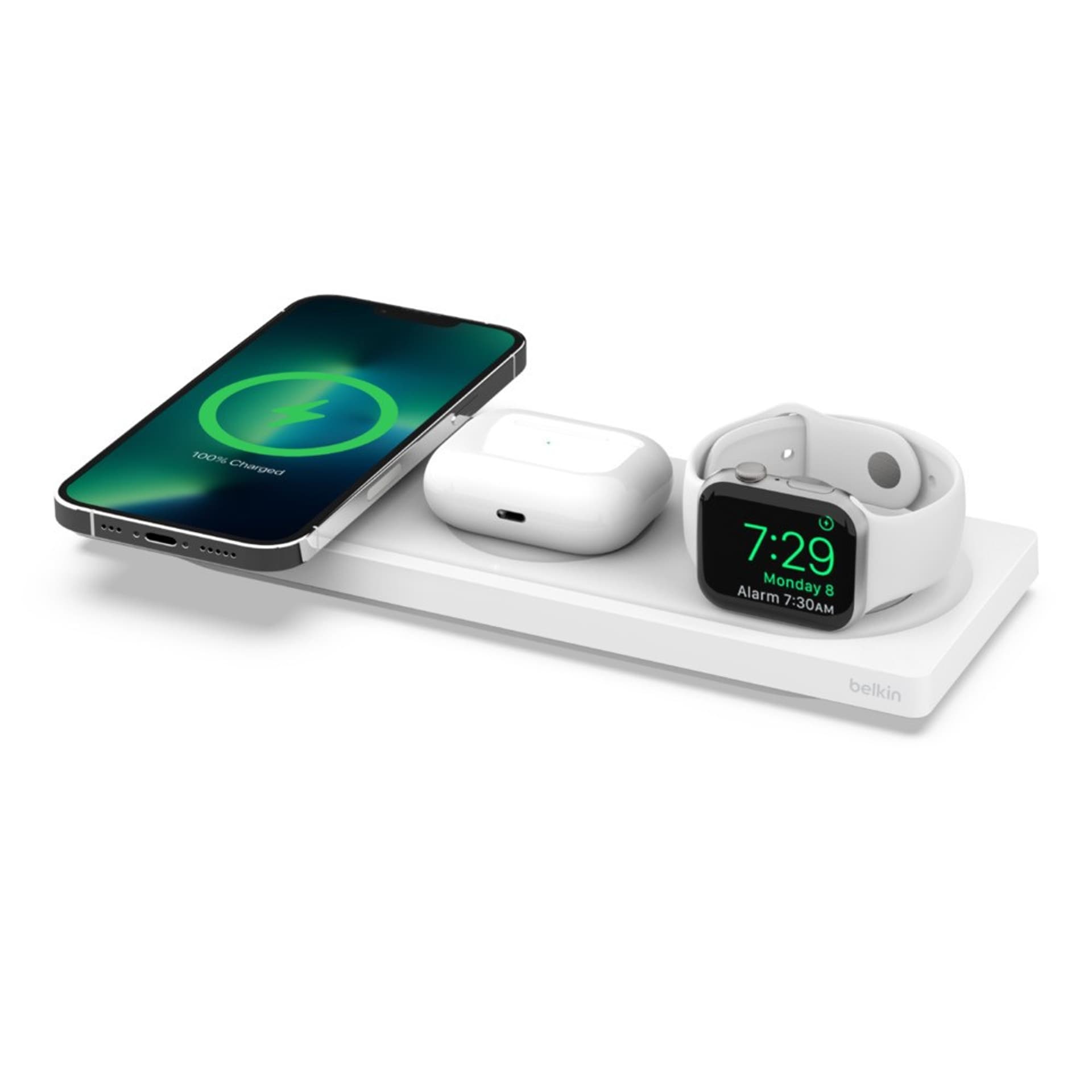 

BELKIN WIRELESS CHARGING 3IN1 PAD WITH MAGSAFE WHT