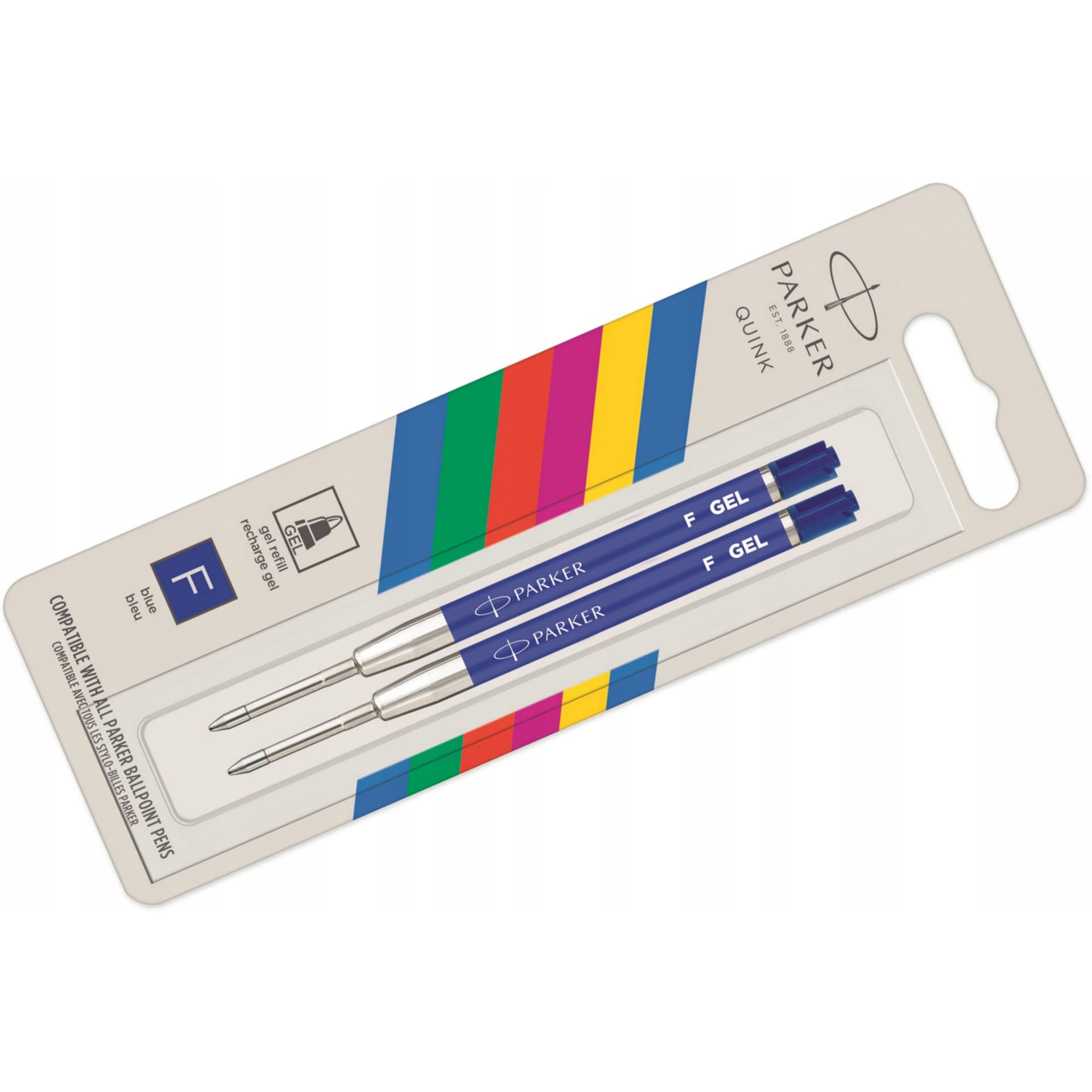 

Wkłady żelowe ECONOMY NIEBIESKI (F) - 2 szt. na blistrze 2165504 PARKER, F) - 2 szt. na blistrze 2165504 parke