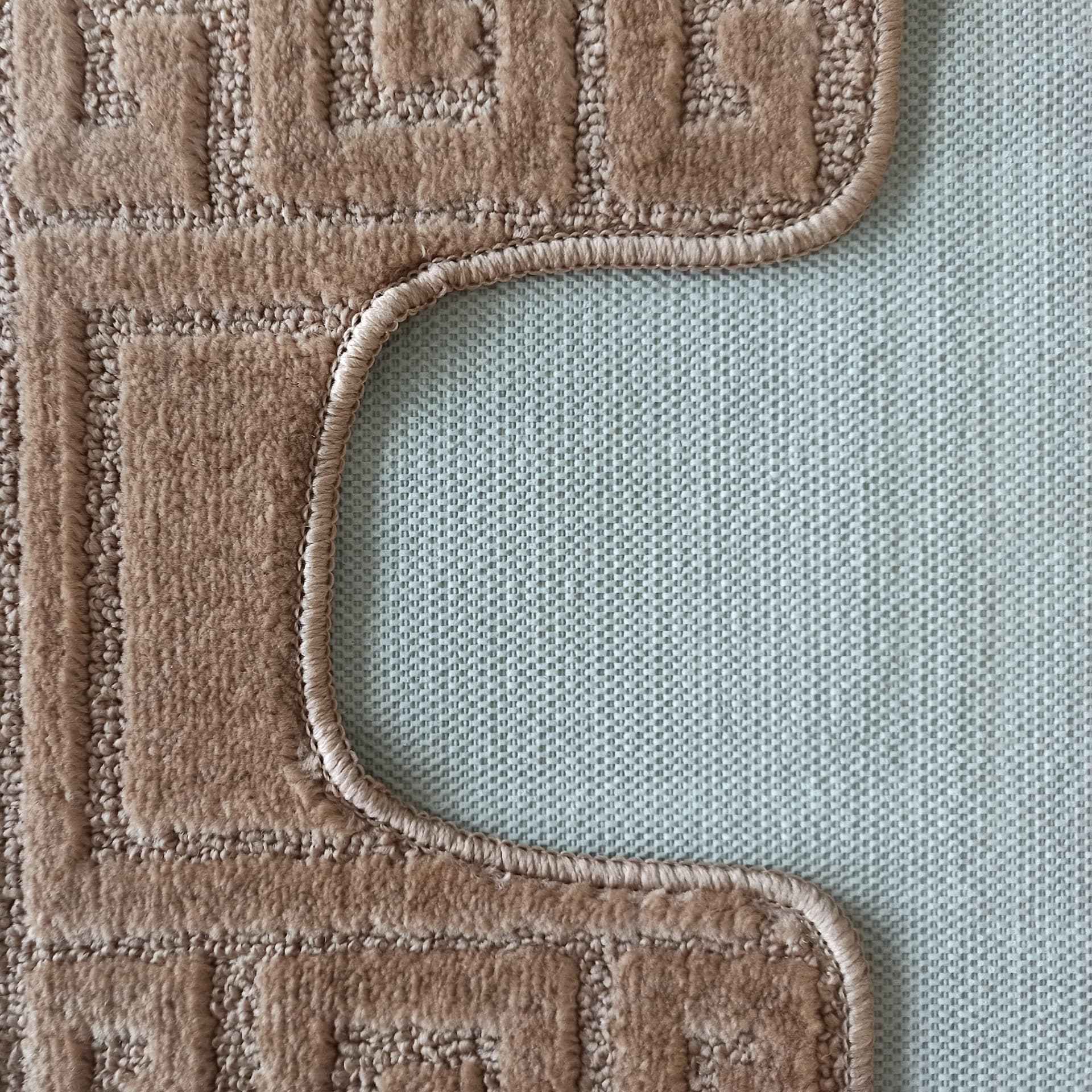 

Komplet łazienkowy Montana z wycięciem Ethnic Beige beżowy Komplet