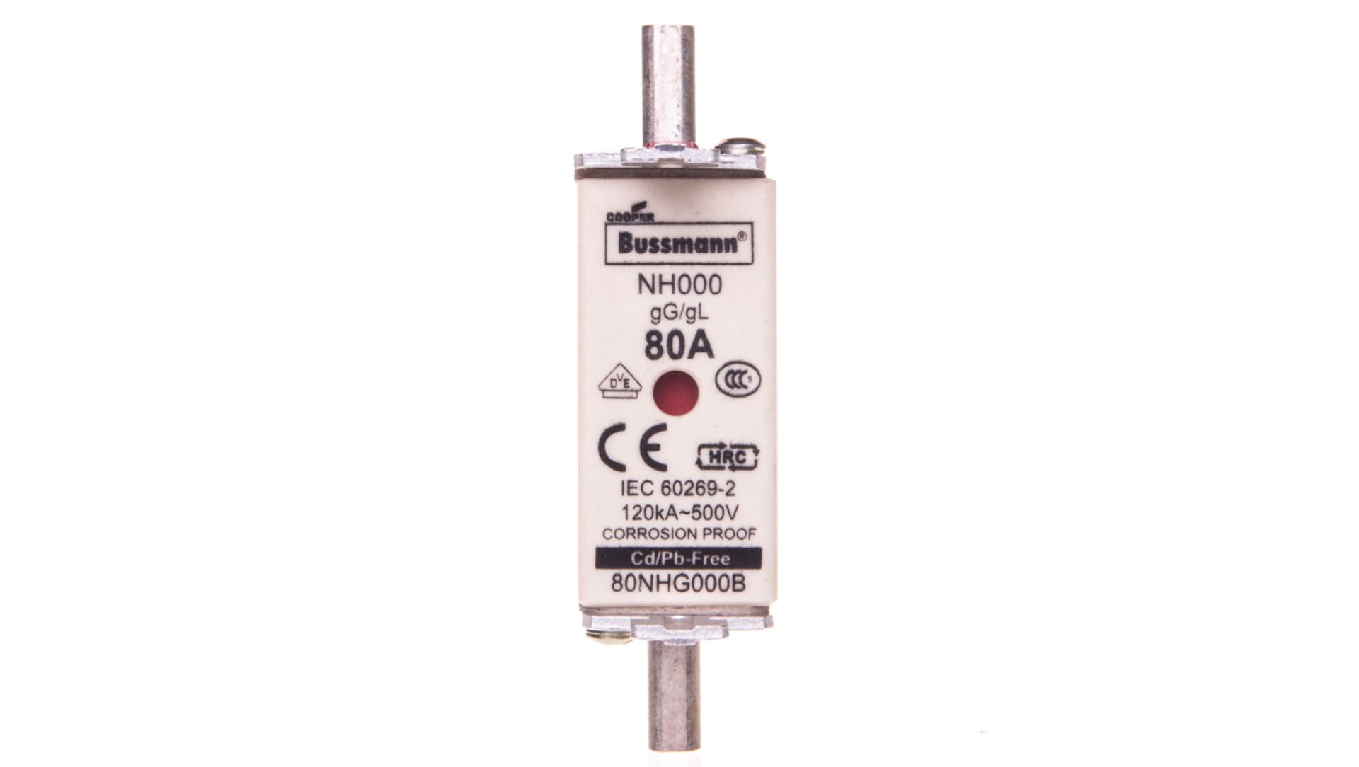 

Wkładka bezpiecznikowa NH000 80A gL/gG 500V 80NHG000B