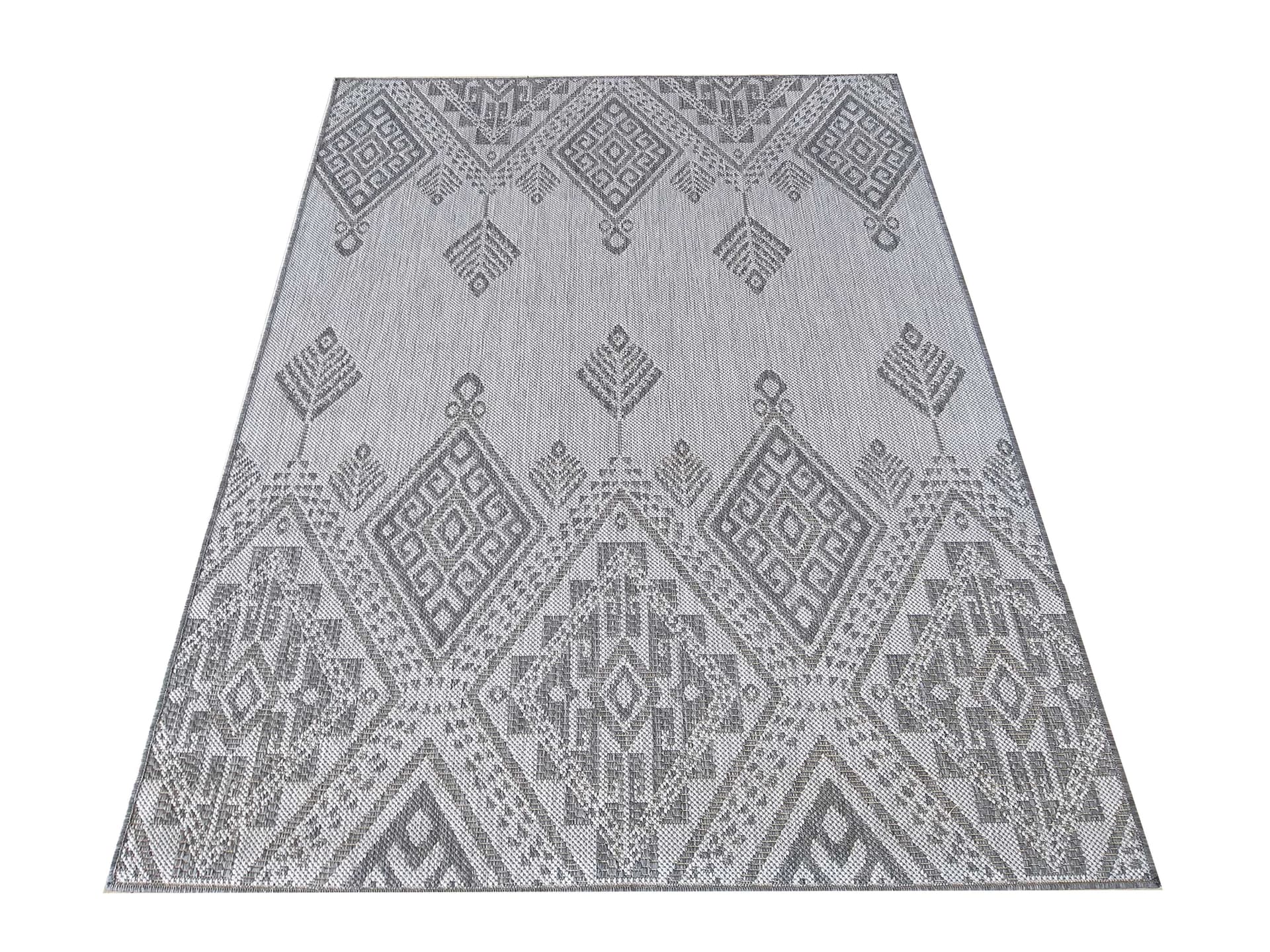 

Dywan sznurkowy dwustronny ZARA 13 szary szary 80 x 150 cm
