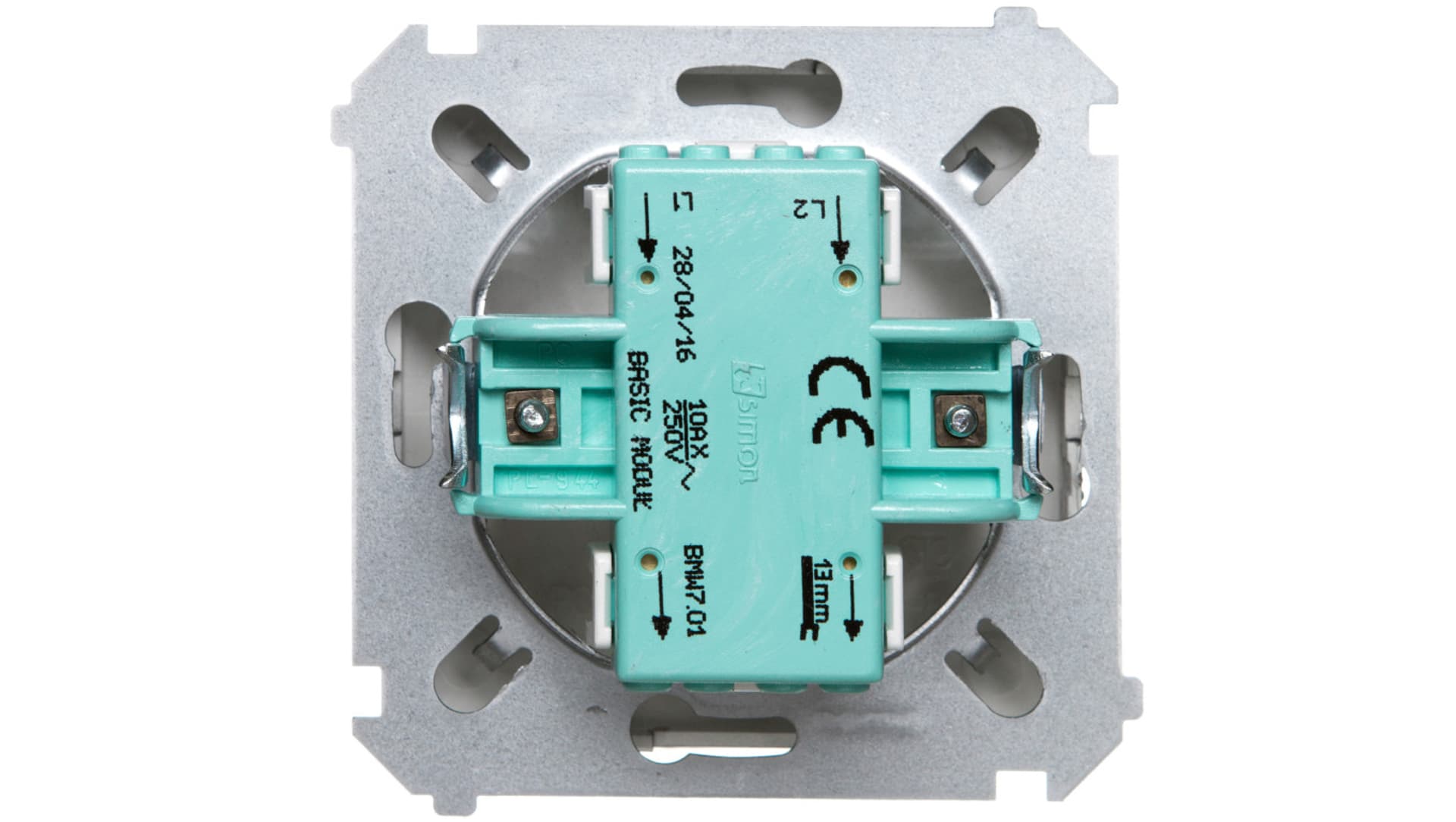 

Simon Basic Łącznik krzyżowy 10AX, 250V grafit matowy BMW7.01/28