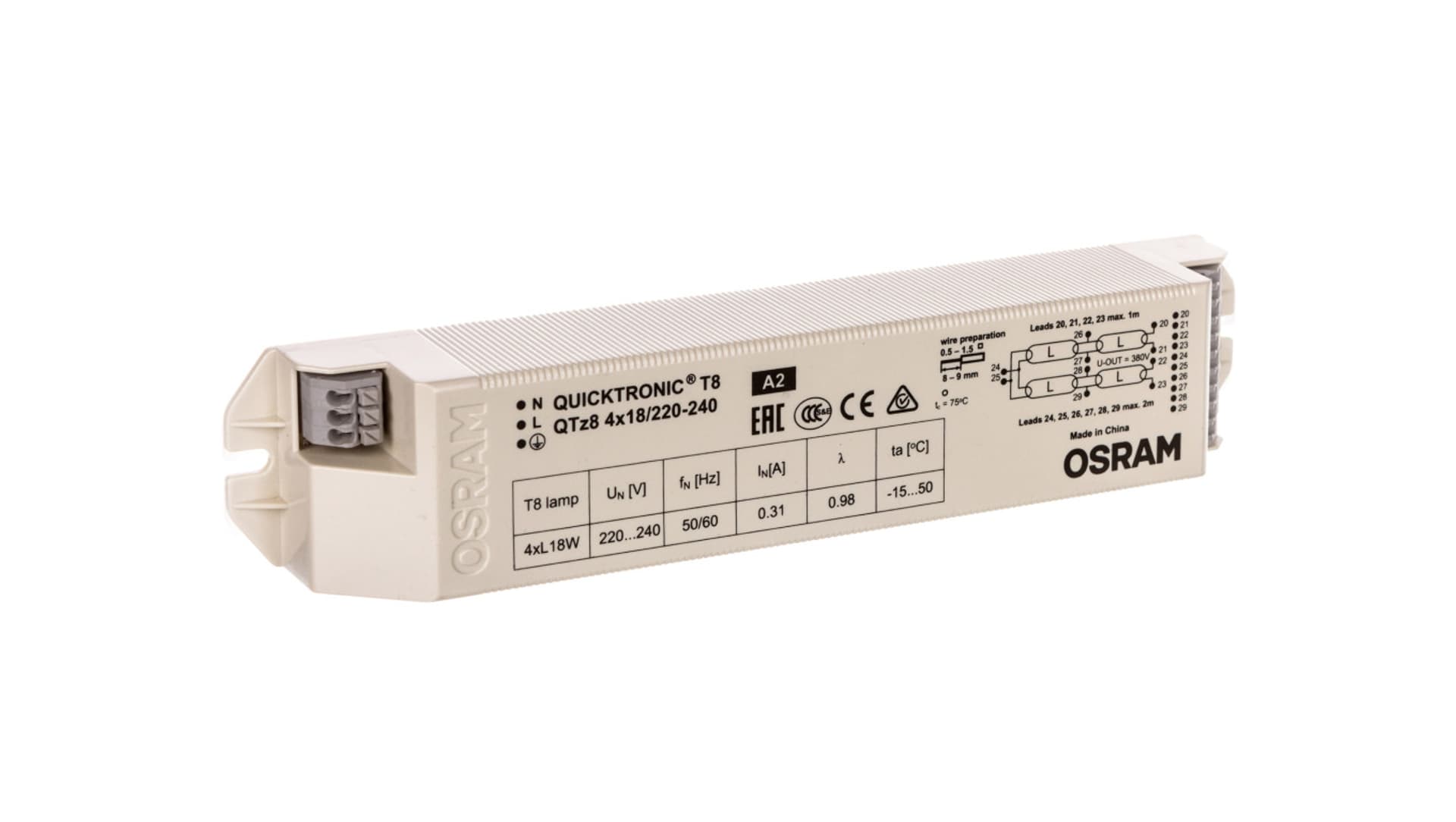 

Statecznik elektroniczny QTz 8 4X18/220-240 4008321863362