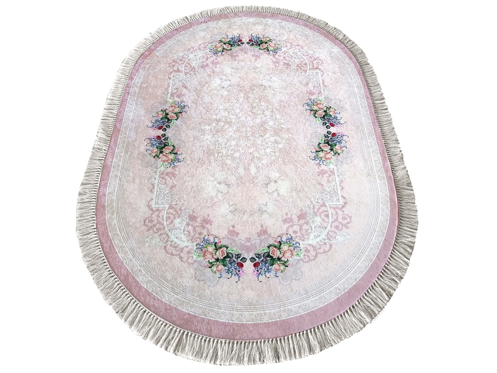 

Dywan Owalny Horeca-New 105 Pudra 80 x 150 cm pudrowy