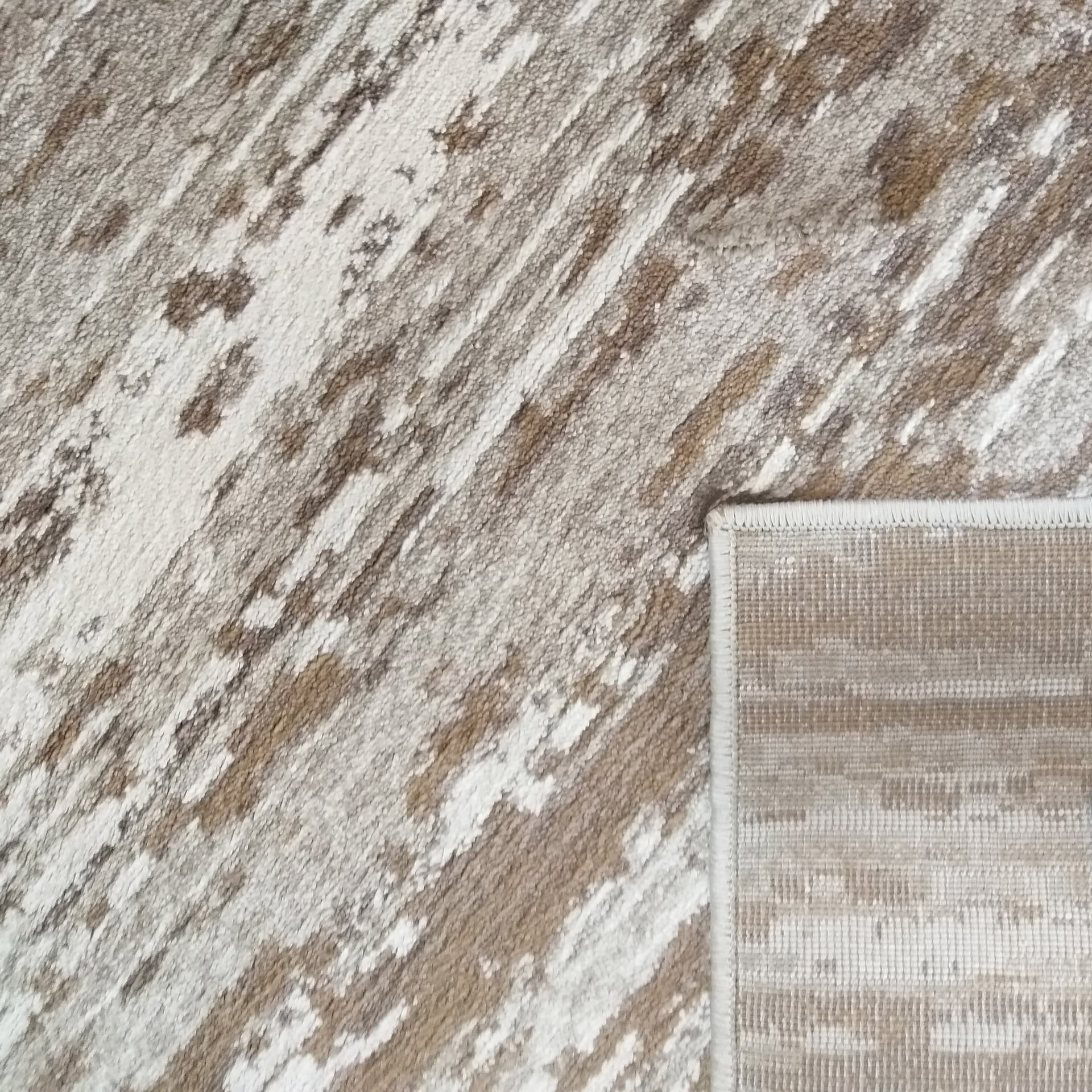 

Dywan nowoczesny Milas Soft Shrink PRL 04A-KK - beżowo - brązowy beżowy 200 x 290 cm