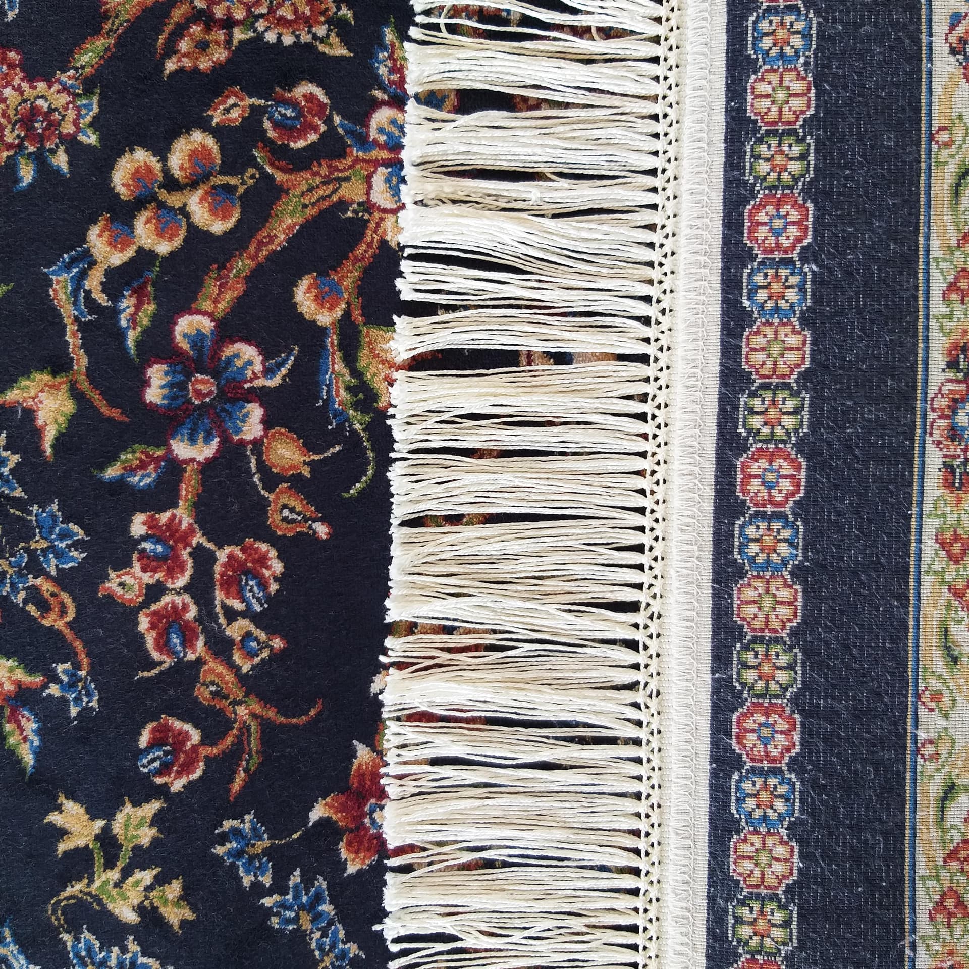 

Dywan Ekskluzywny Qum Silk 11 Navy 160 x 230 cm granatowy