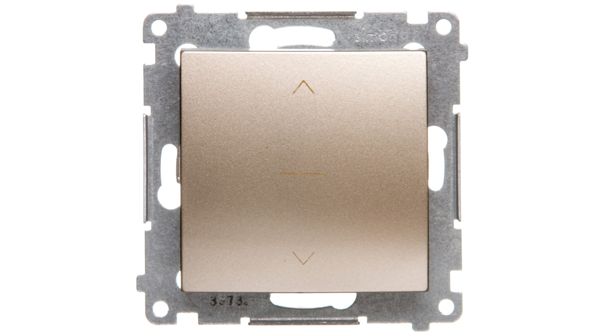 

Simon 54 Premium Łącznik żaluzjowy trójpozycyjny 1-0-2, szybkozłącza, złoty DZW1K.01/44