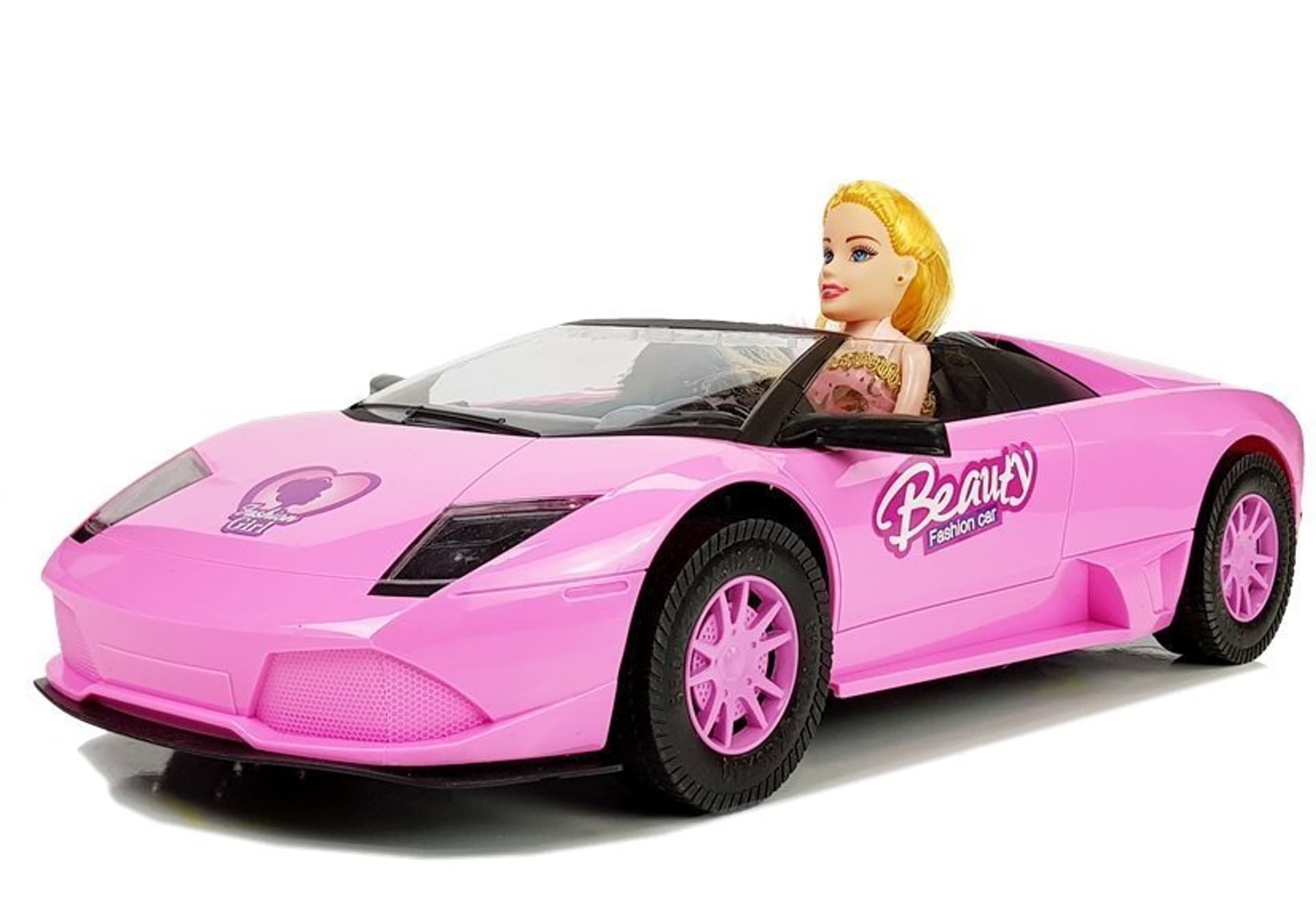 

Samochód Sportowy Cabrio Auto Lalka Różowa