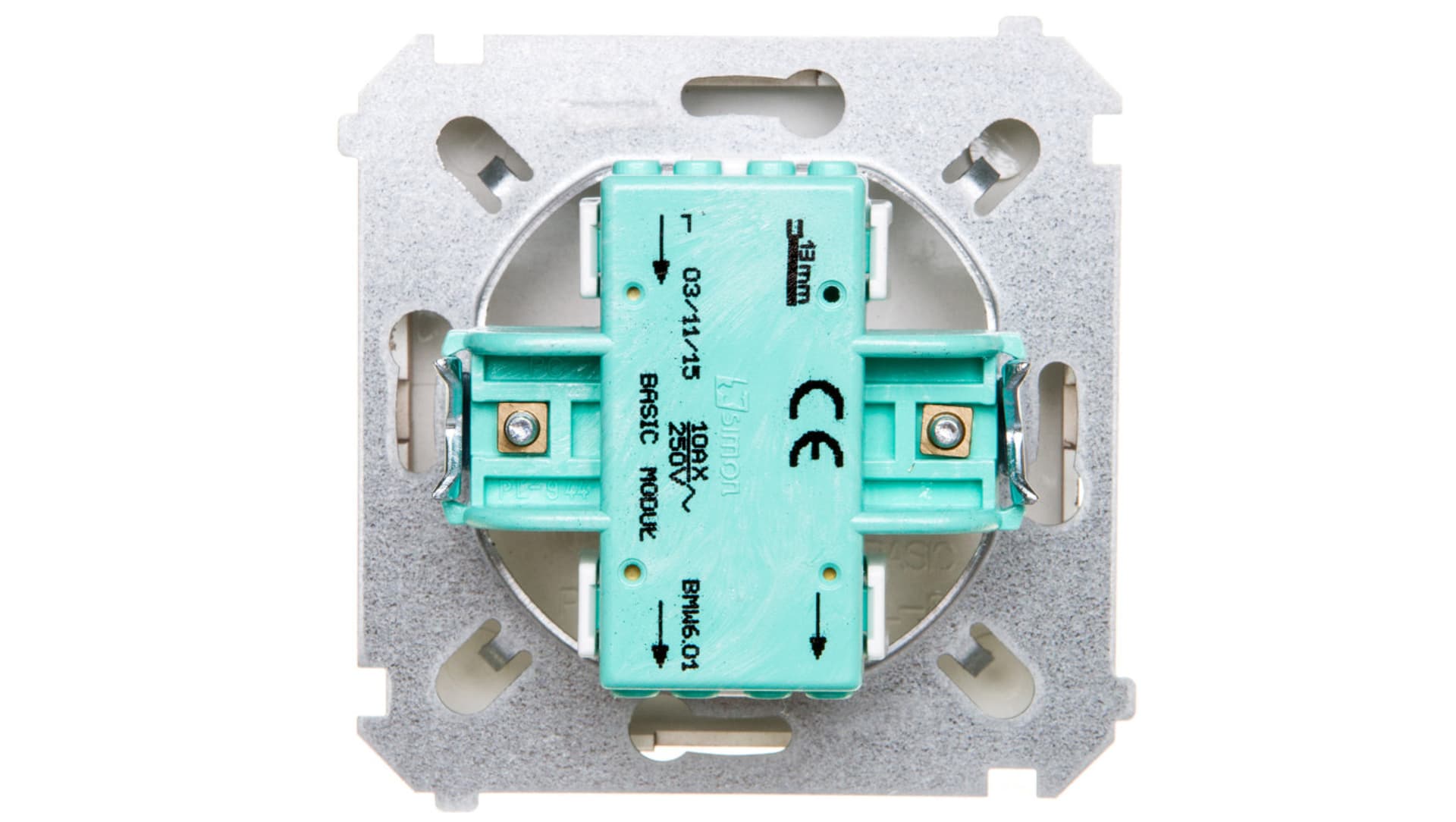 

Simon Basic Łącznik schodowy 10AX, 250V czekoladowy BMW6.01/47