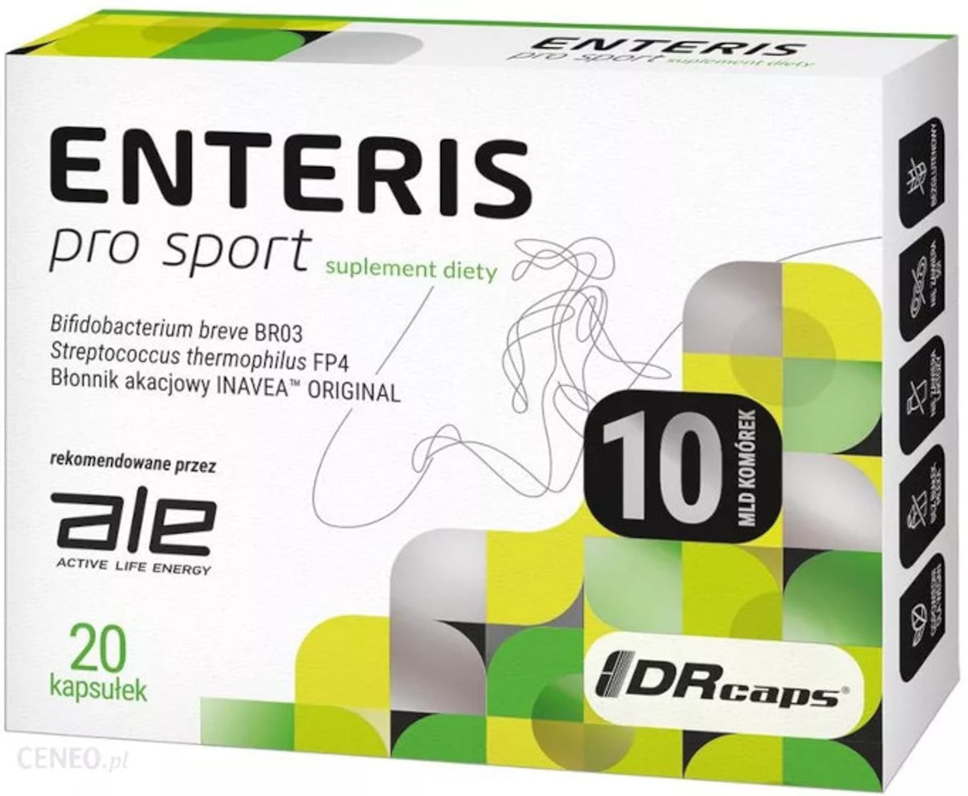 

Probiotyk ALE Enteris Pro Sport 20 tabletek