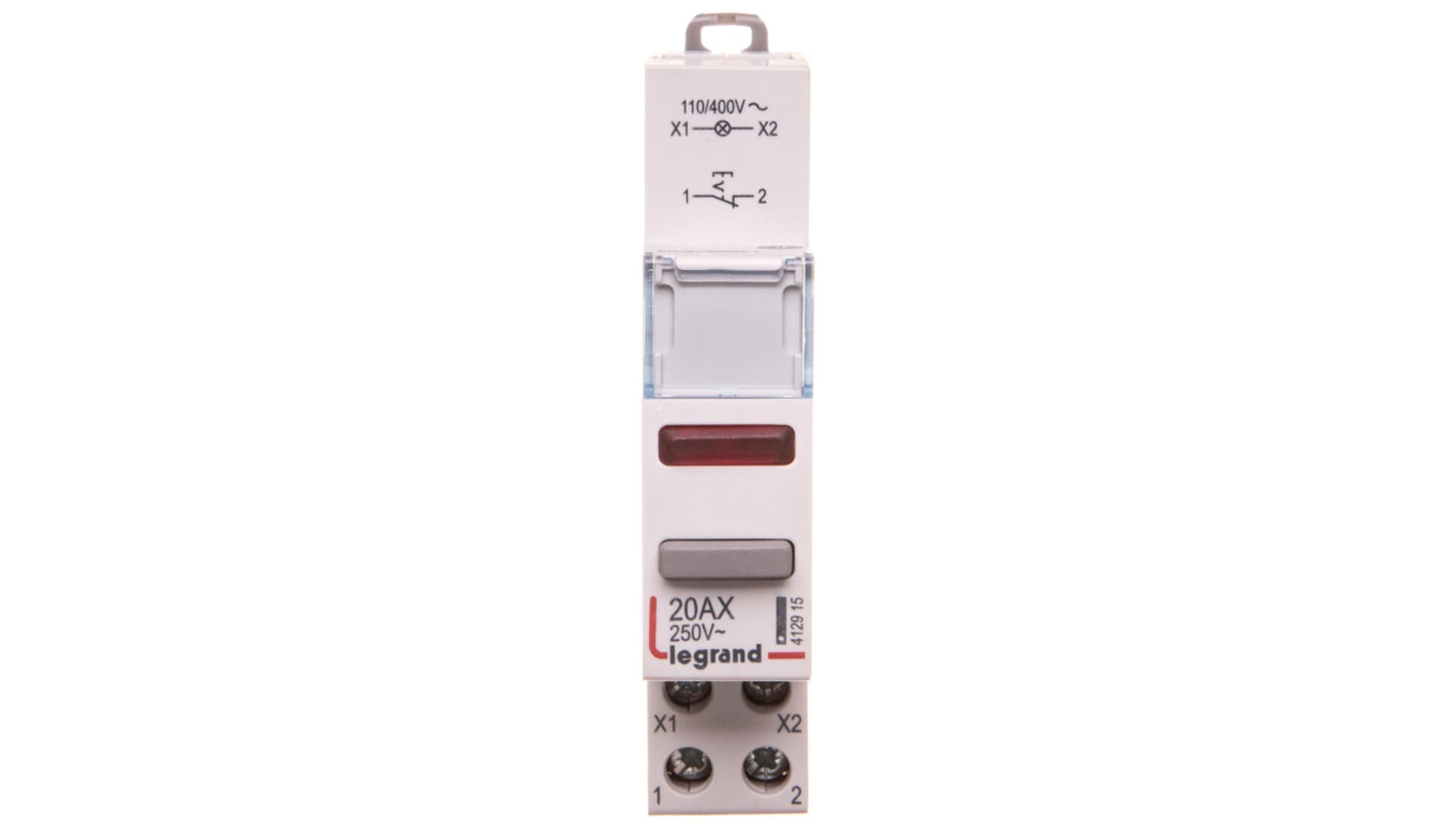 

Łącznik modułowy bistabilny z lampką LED 1R 20A 110/400V AC LP452 412915