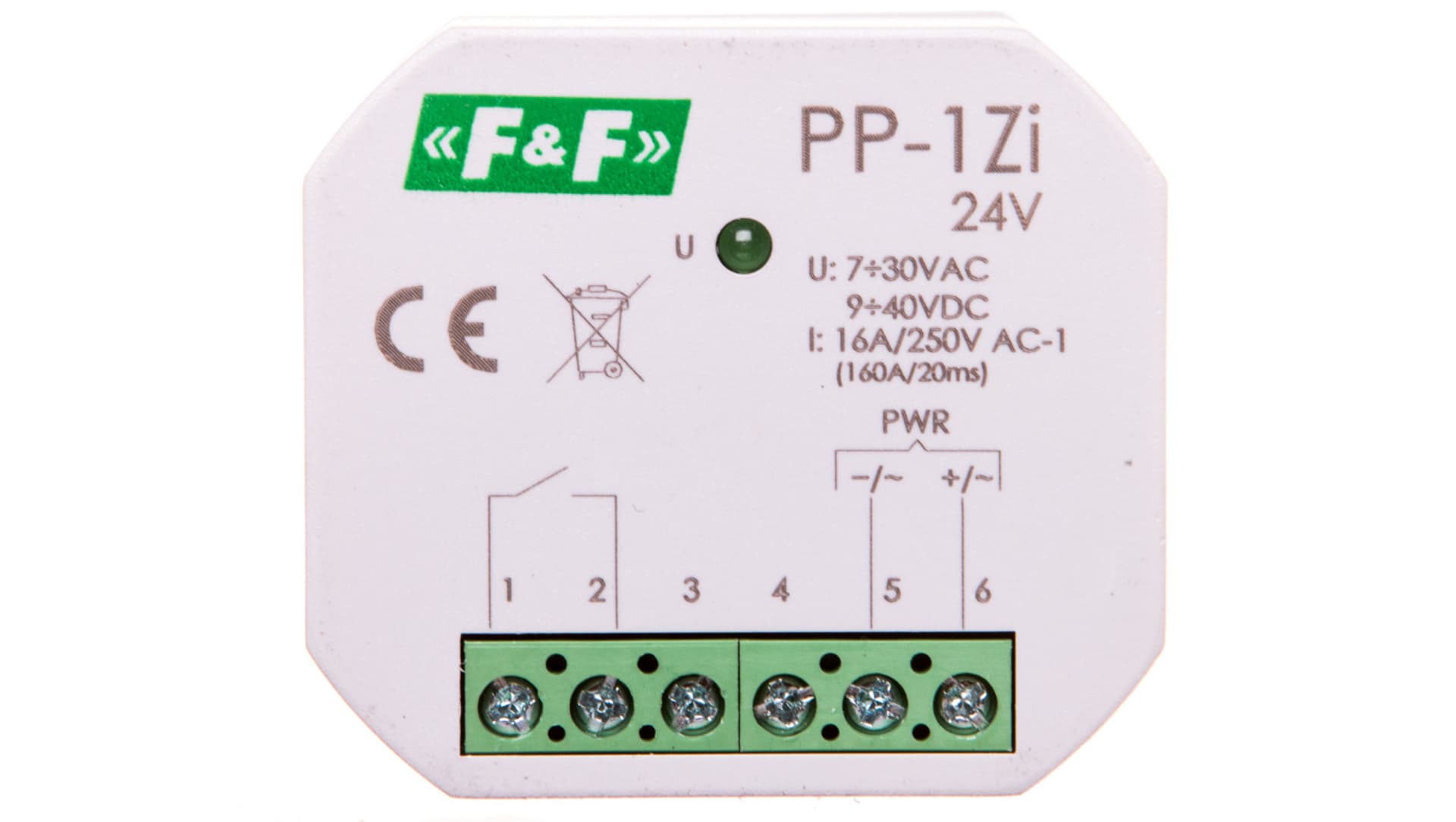 

Przekaźnik elektromagnetyczny 1Z 16A 7-30V AC/9-40V DC (160A/20ms) PP-1Zi-24V, 160a/20ms) pp-1zi-24
