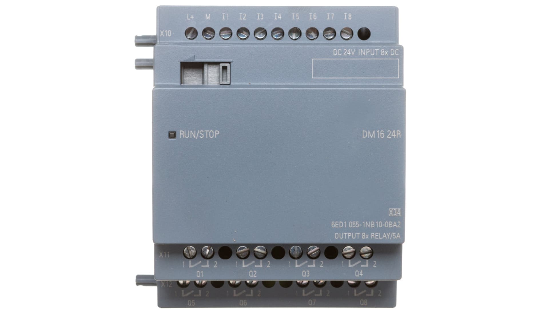 

Moduł rozszerzeń zasilanie 24V DC 8 wejść cyfrowych 24V DC 8 wyjść przekaźnikowych 4TE 6ED1055-1NB10-0BA2