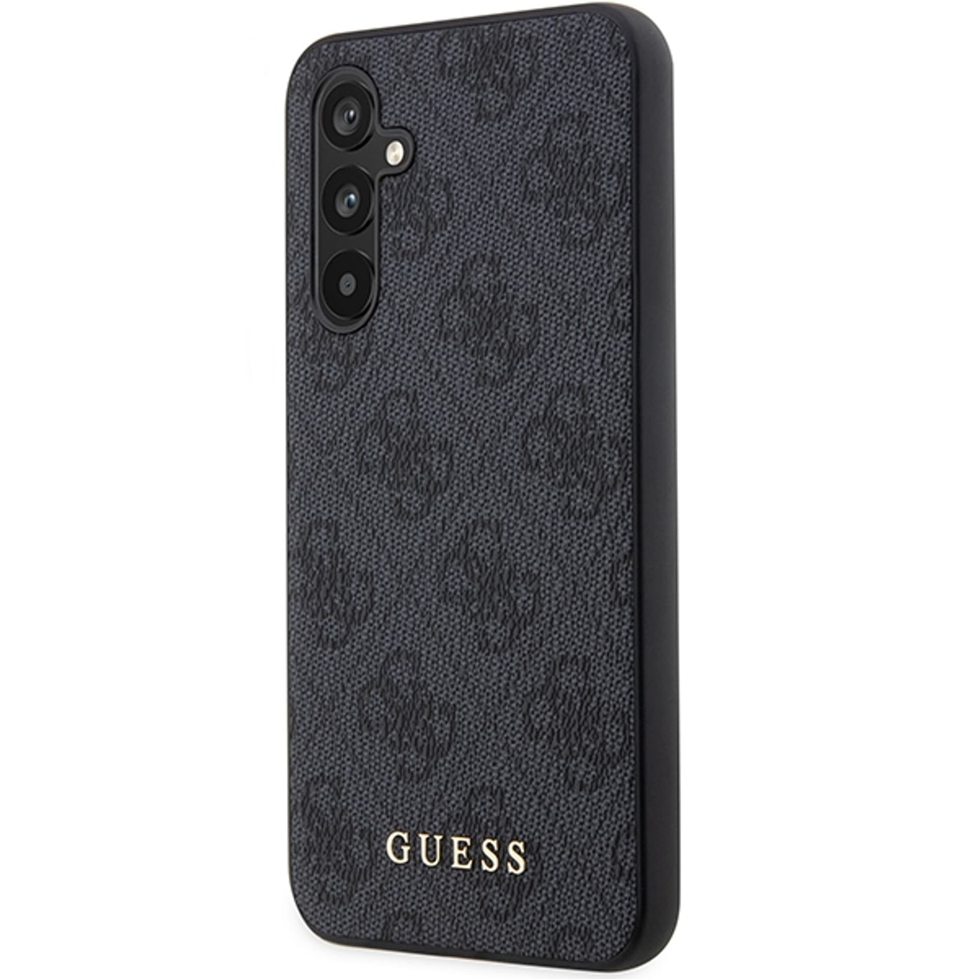 

Guess GUHCSA54G4GFGR A54 5G A546 szary/grey hard case 4G Metal Gold Logo