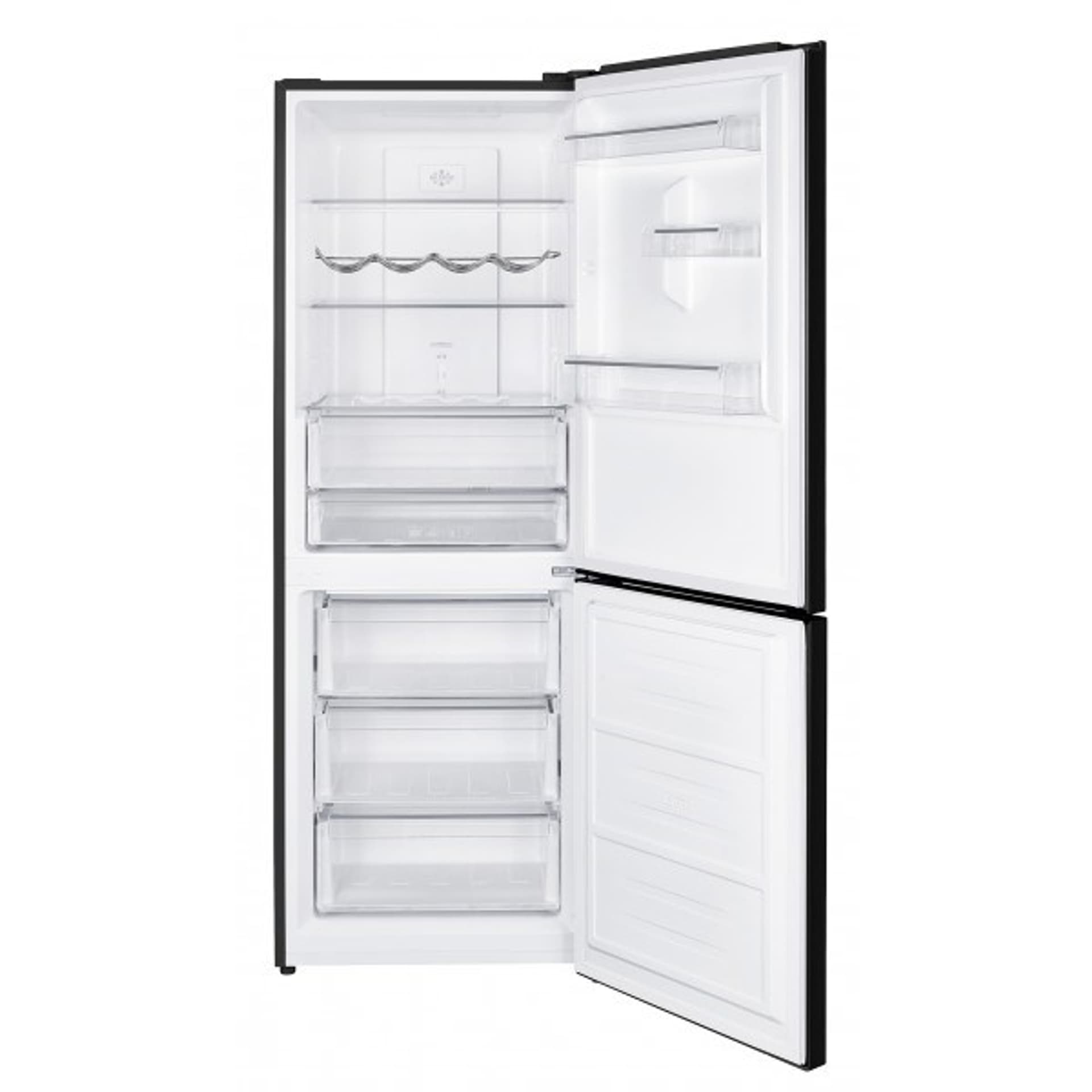 

Lodówka z zamrażalnikiem dolnym Total No Frost MPM-357-FF-49 czarna