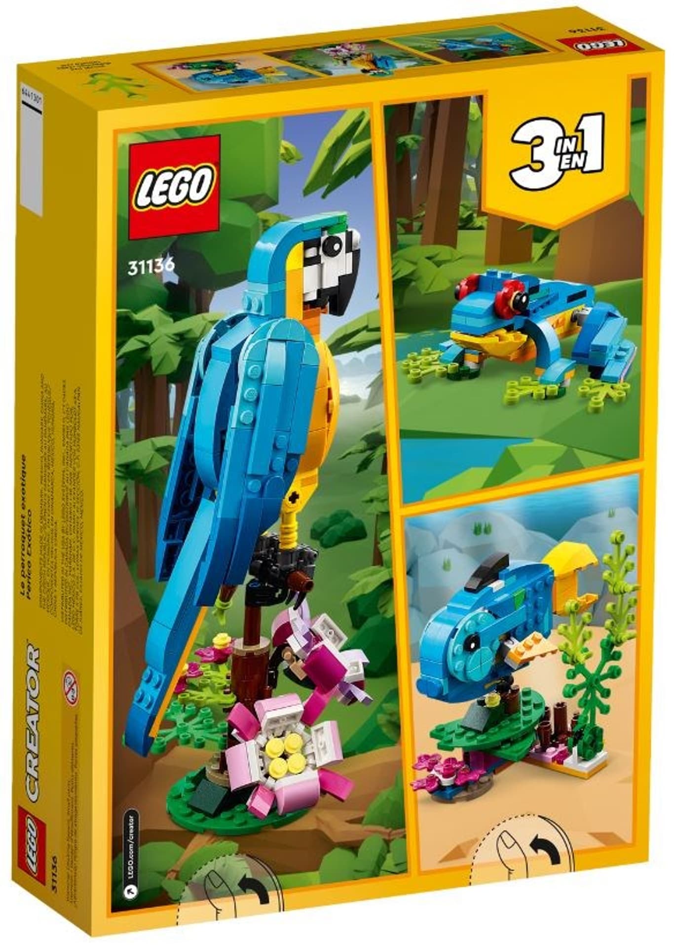 

LEGO Creator 31136 Egzotyczna papuga
