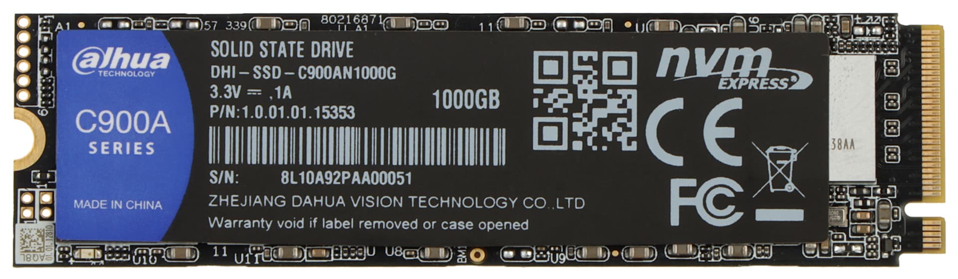 

Dysk SSD DAHUA C900A 1000GB PCIe Gen3