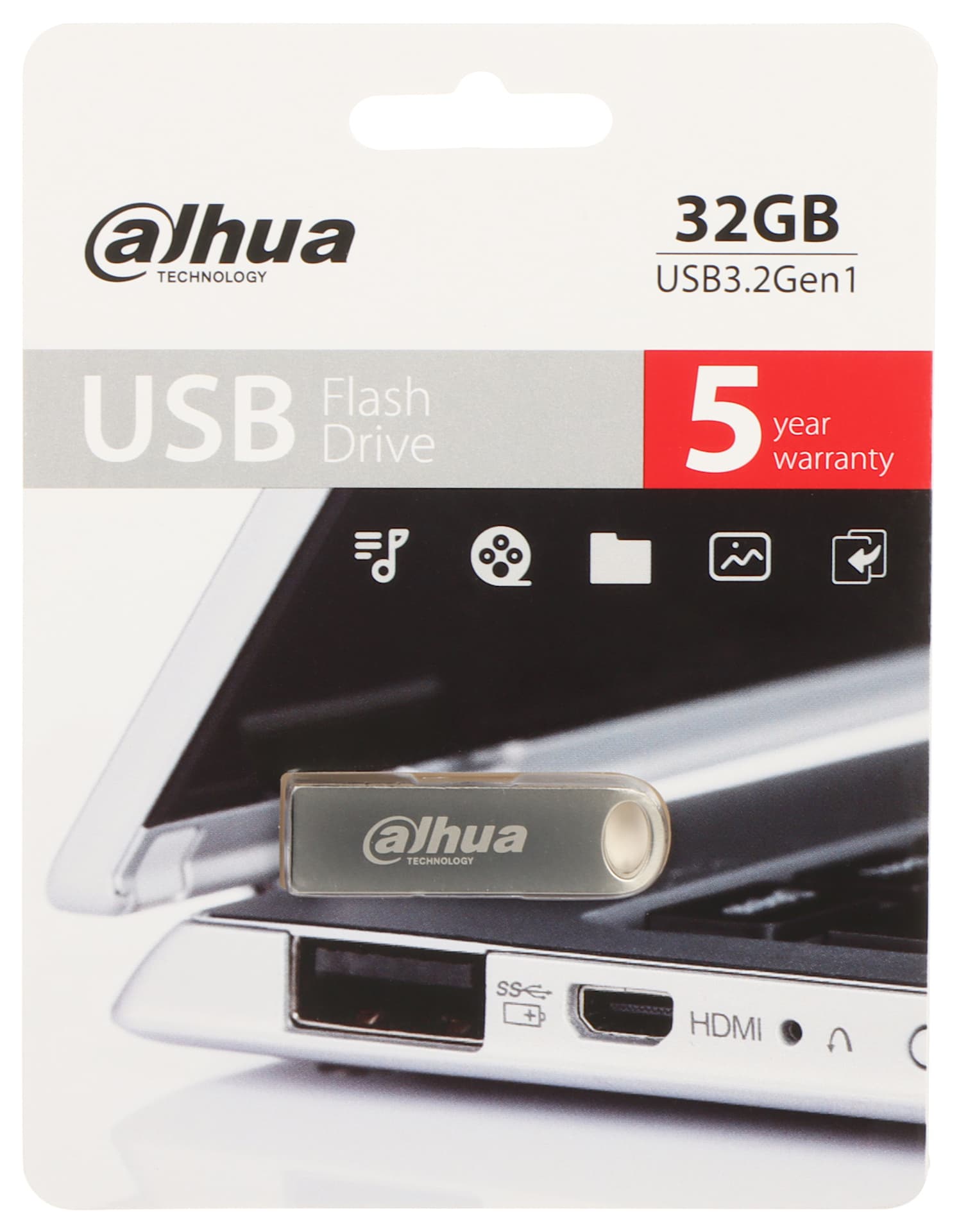 

Pendrive 32GB DAHUA USB-U106-30-32GB