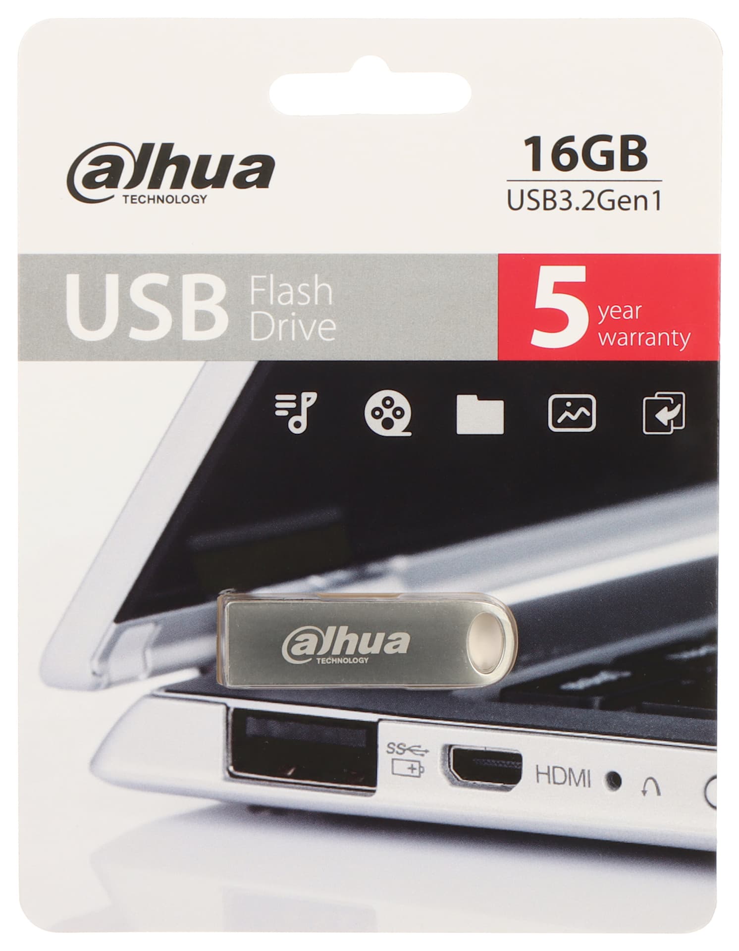 

Pendrive 16GB DAHUA USB-U106-30-16GB