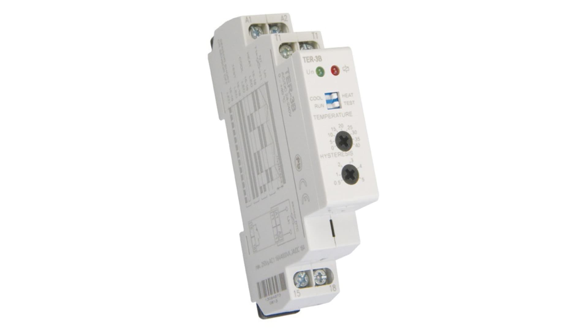 

Termostat analogowy 0-40 stopni 1P 16A 24-230V AC/DC TER-3B 002471813