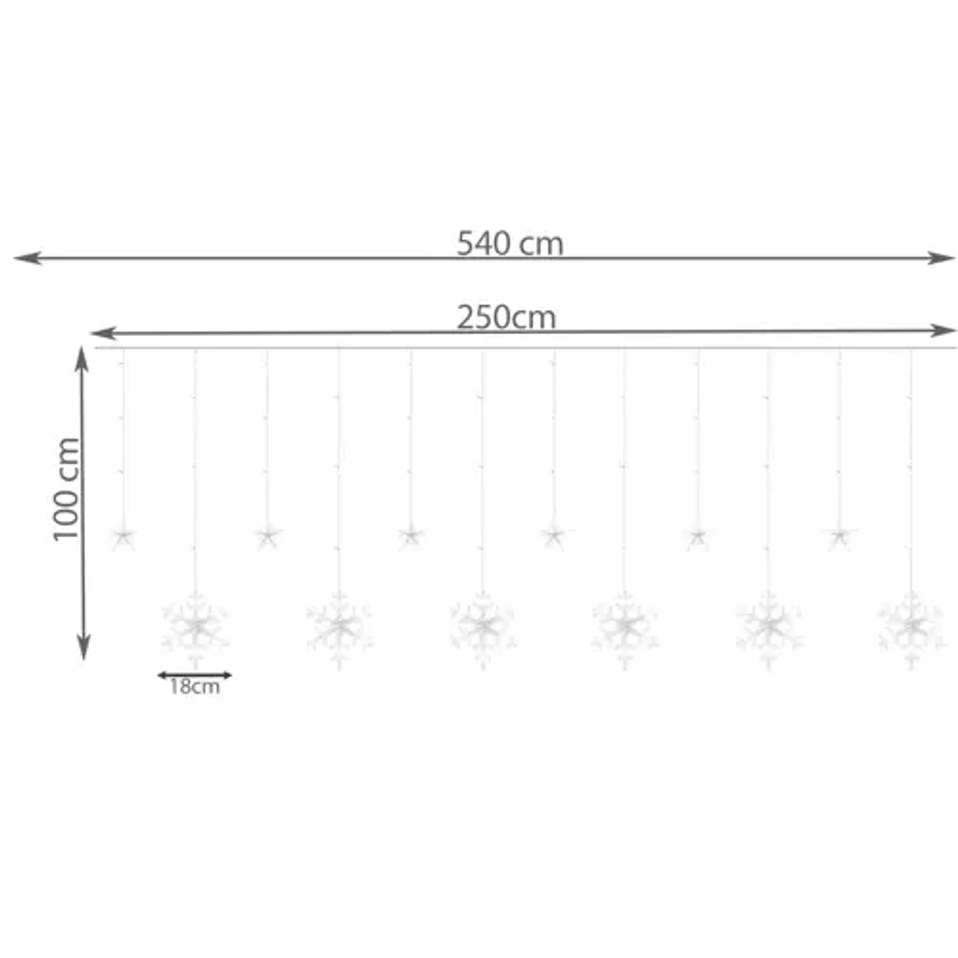 

Kurtyna świetlna 138 LED USB multicolor KŚ19742
