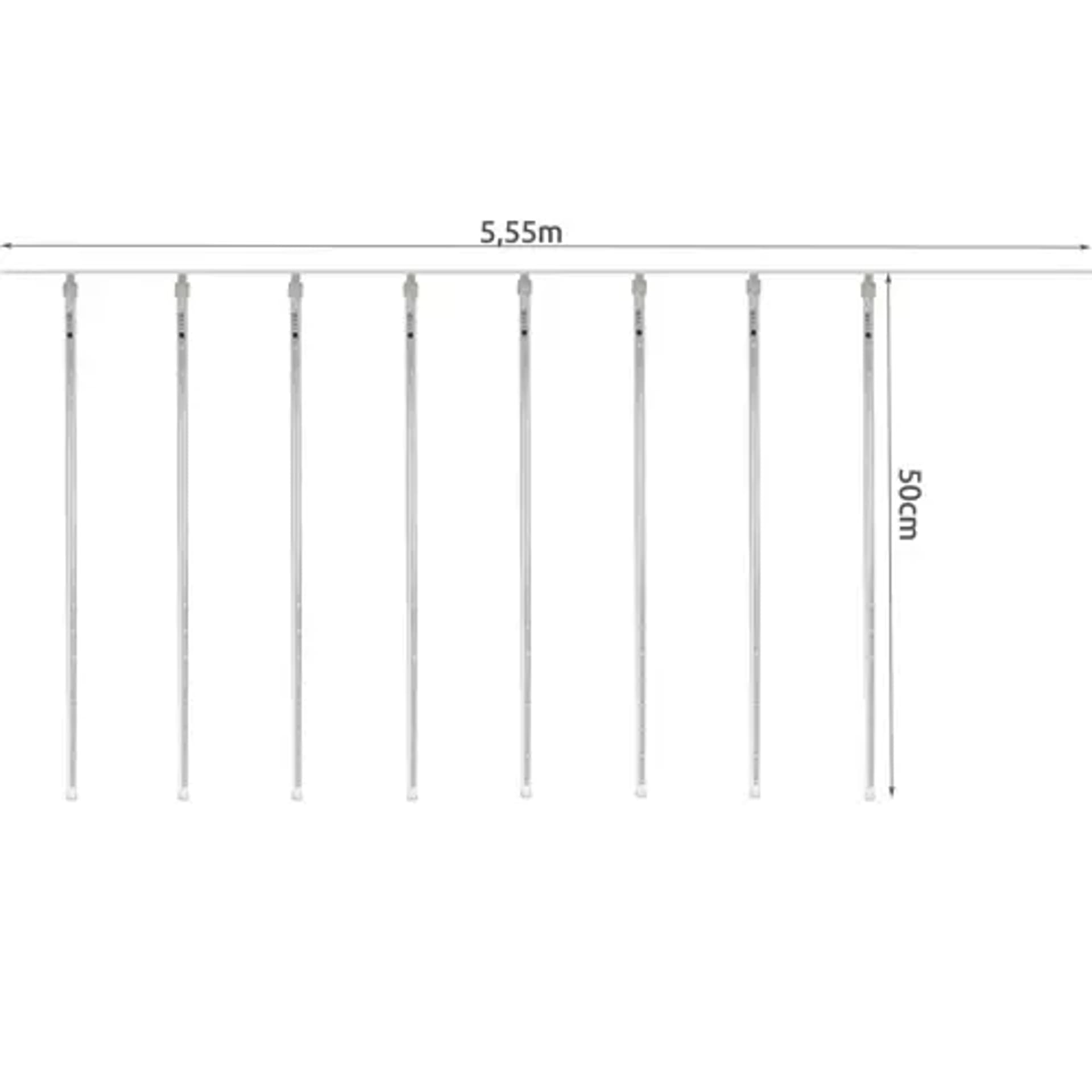 

Lampki- meteory 36LED 50cm- ciepły biały 19930