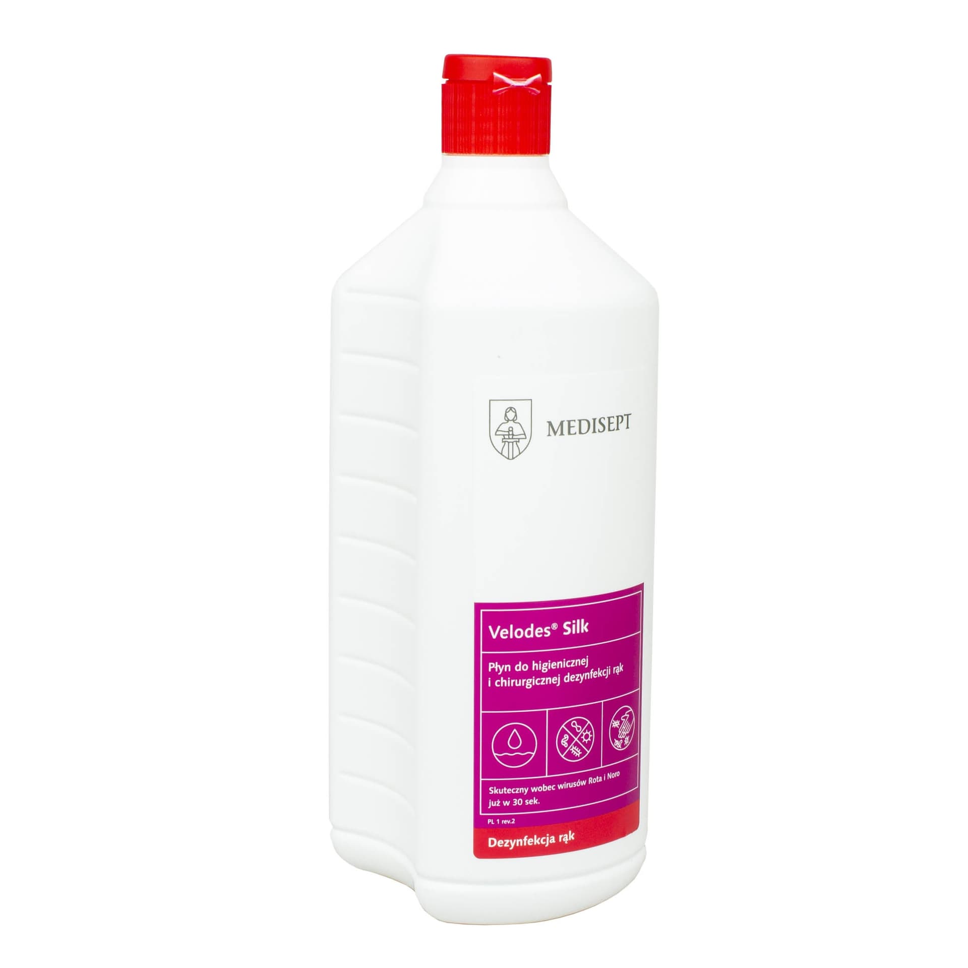 

Medisept Velodes Silk 1 litr Płyn do chirurgicznej i higienicznej dezynfekcji rąk