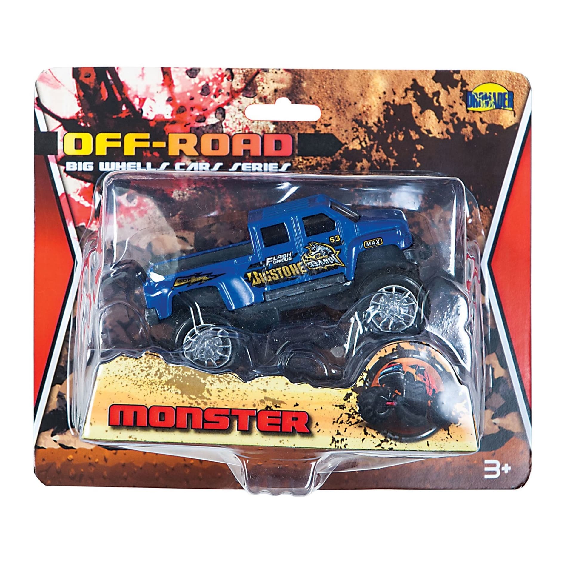 

SAMOCHÓD "MONSTER OFF ROAD" NA BLISTRZE