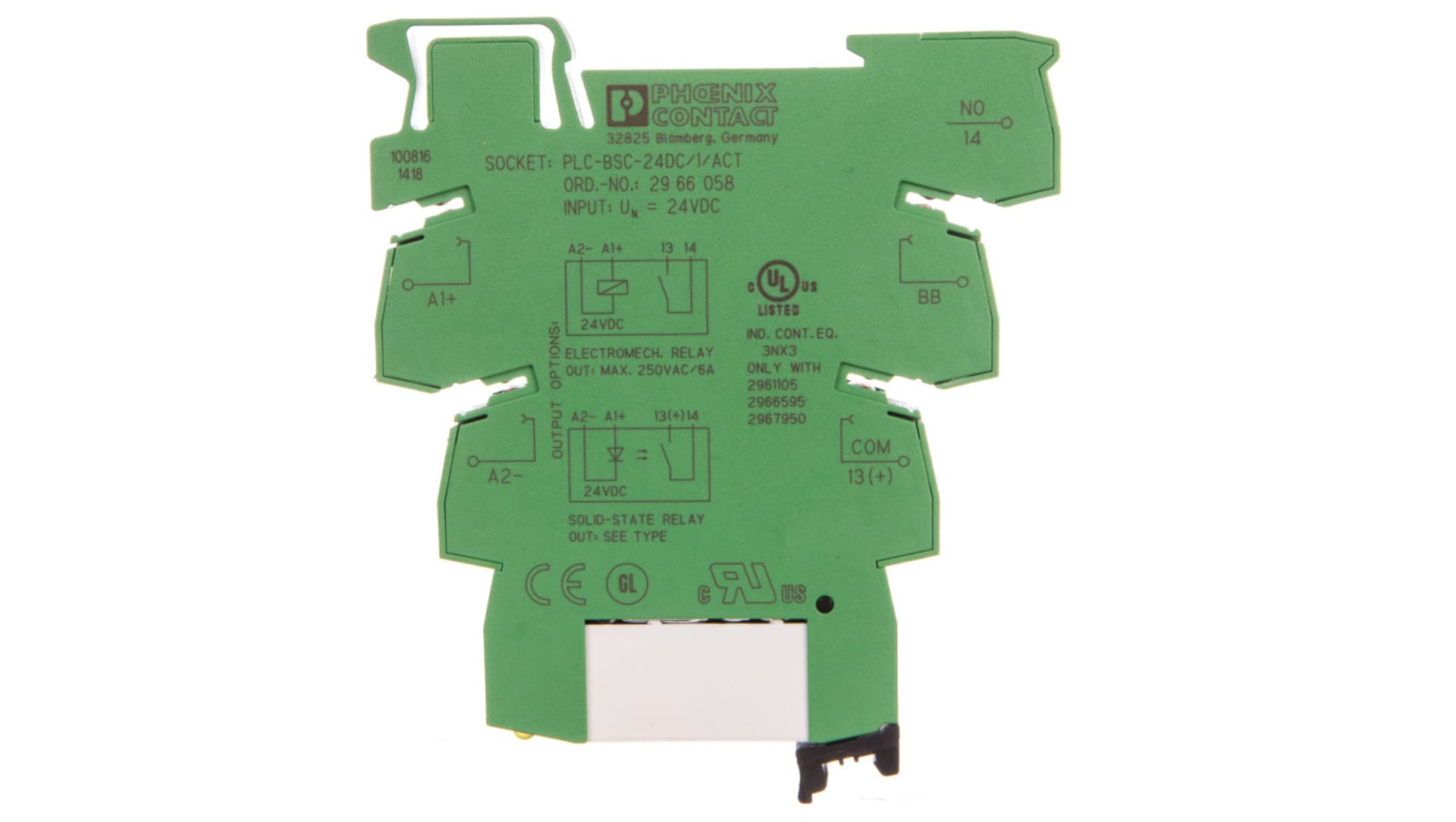 

Przekaźnik interfejsowy 1Z 6A 24V DC PLC-RSC- 24DC/ 1/ACT 2966210