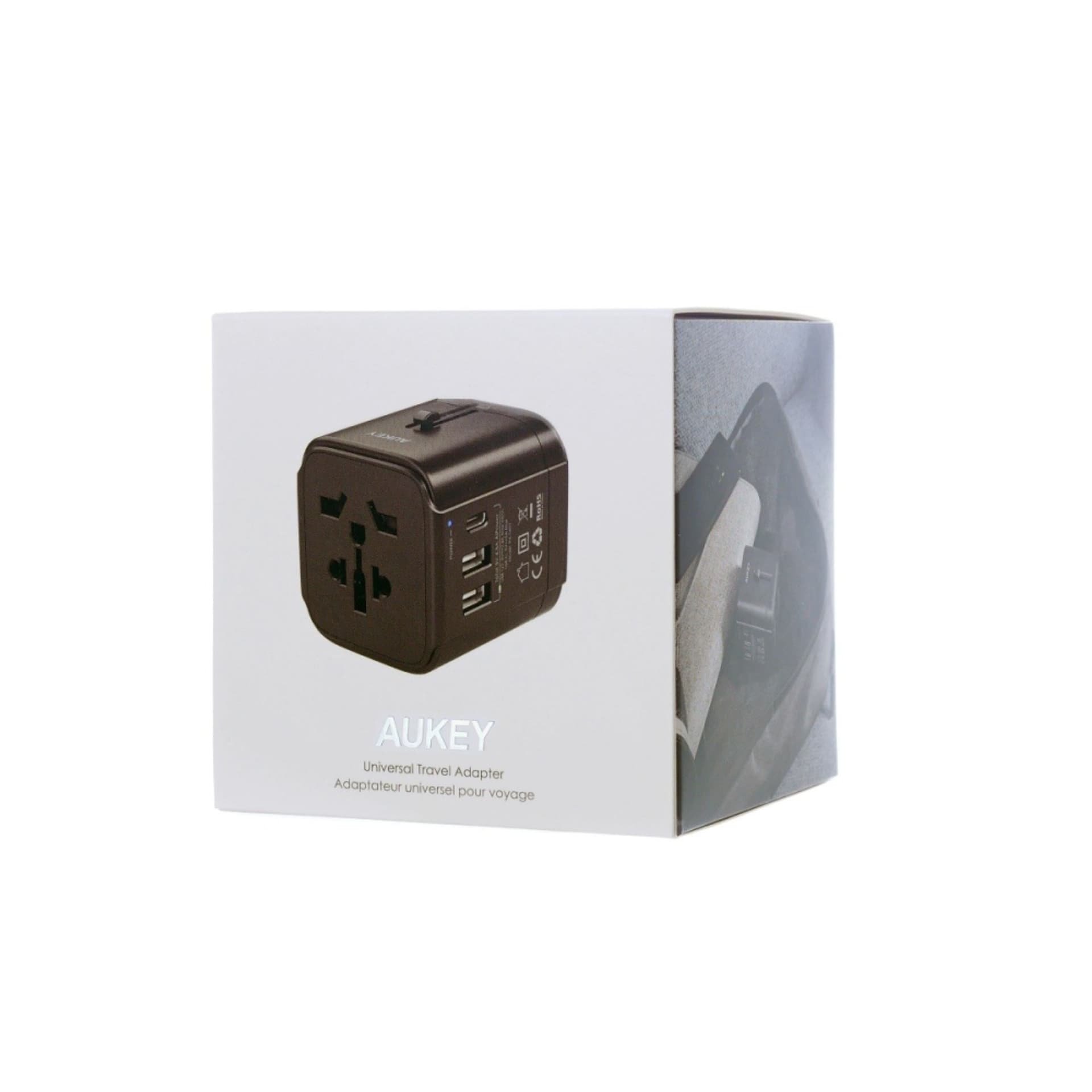 

Adapter AUKEY PA-TA01 Black(1x USB Typ C\7800mA\5V)