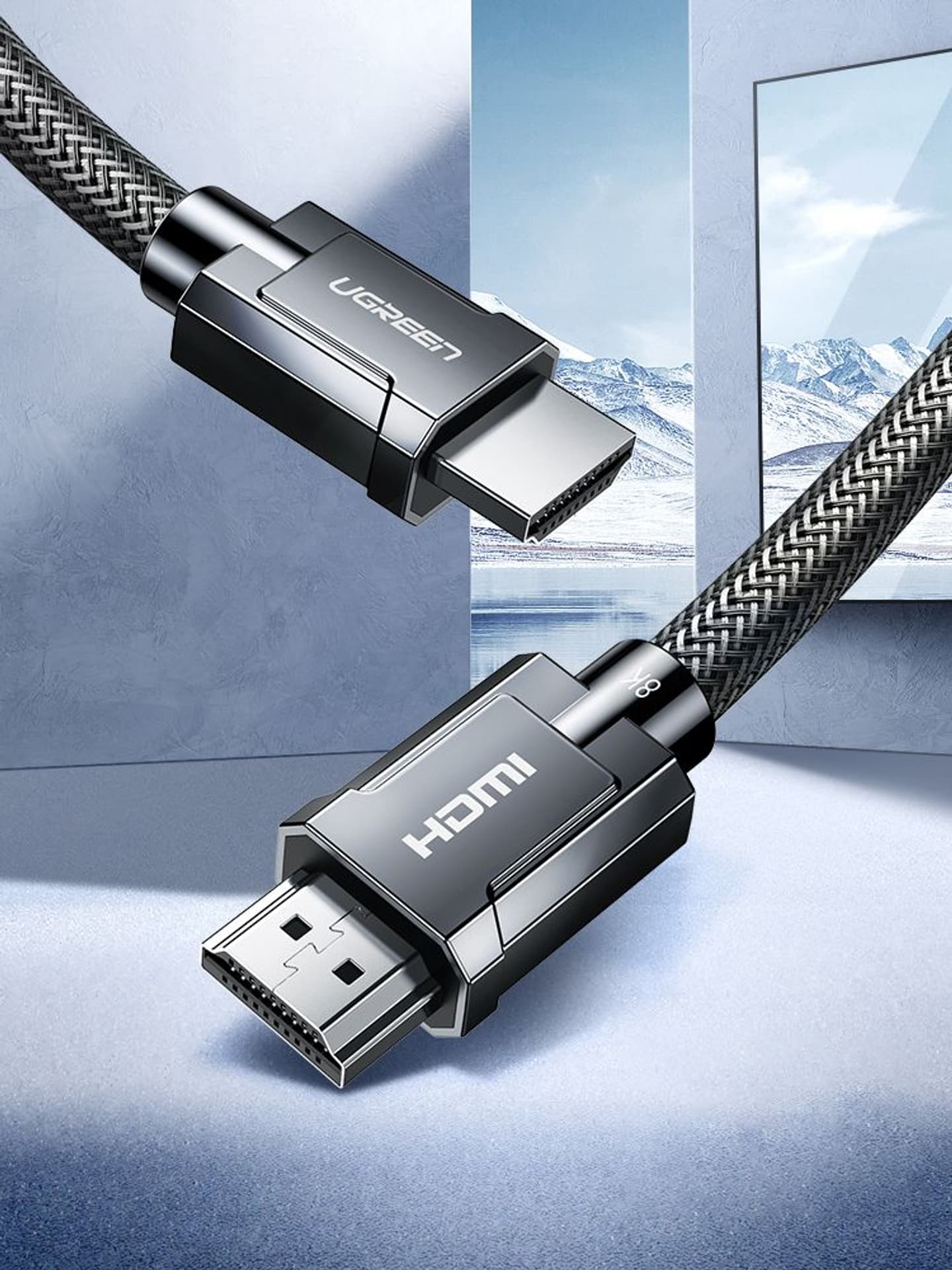 

Kabel HDMI 2.1 UGREEN HD135, 8K 60Hz, 2m (czarny)