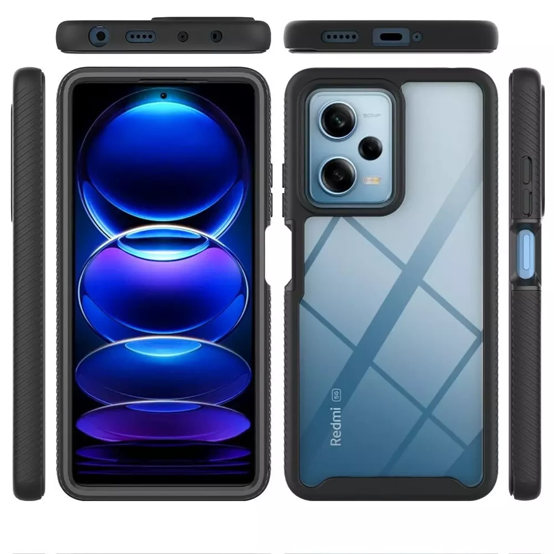 

Etui ochronne na telefon Defense360 obudowa do Xiaomi Redmi Note 12 Pro 5G / POCO X5 Pro 5G Black