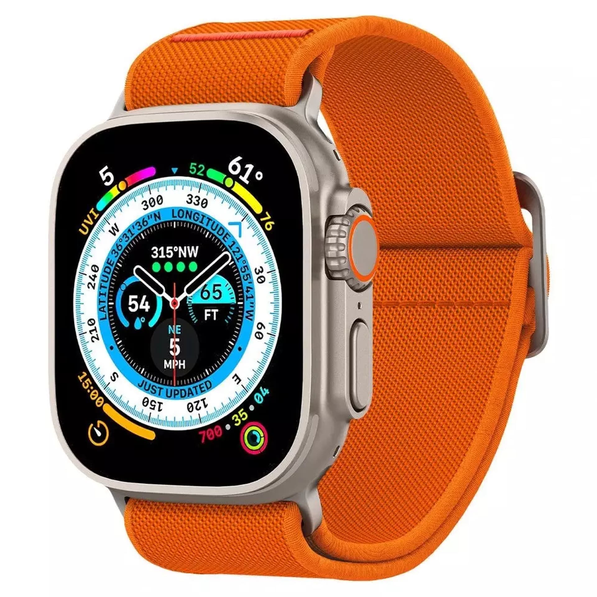 

Pasek Spigen Fit Lite Ultra do Apple Watch 4 / 5 / 6 / 7 / 8 / se / ultra (42 / 44 / 45 / 49 mm) Orange, 42 / 44 / 45 / 49 mm) orang