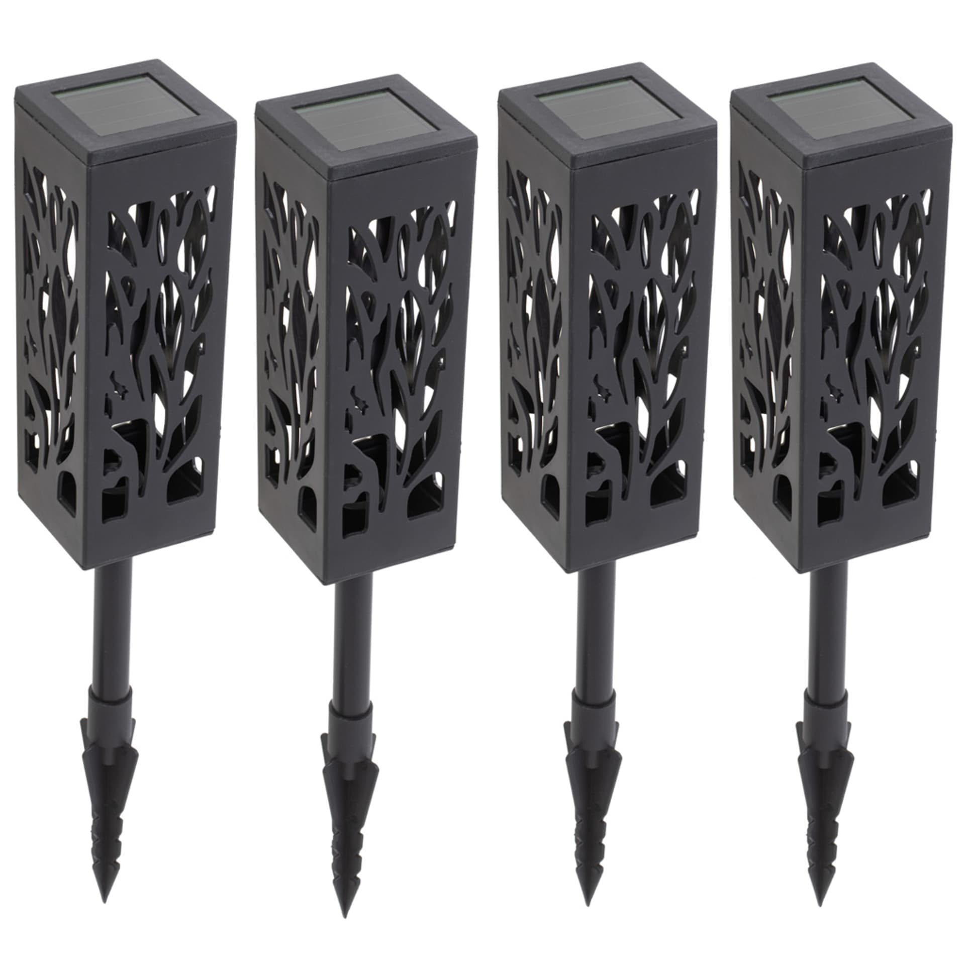 

Lampy lampiony solarne stojące dekoracyjne 4 sztuki