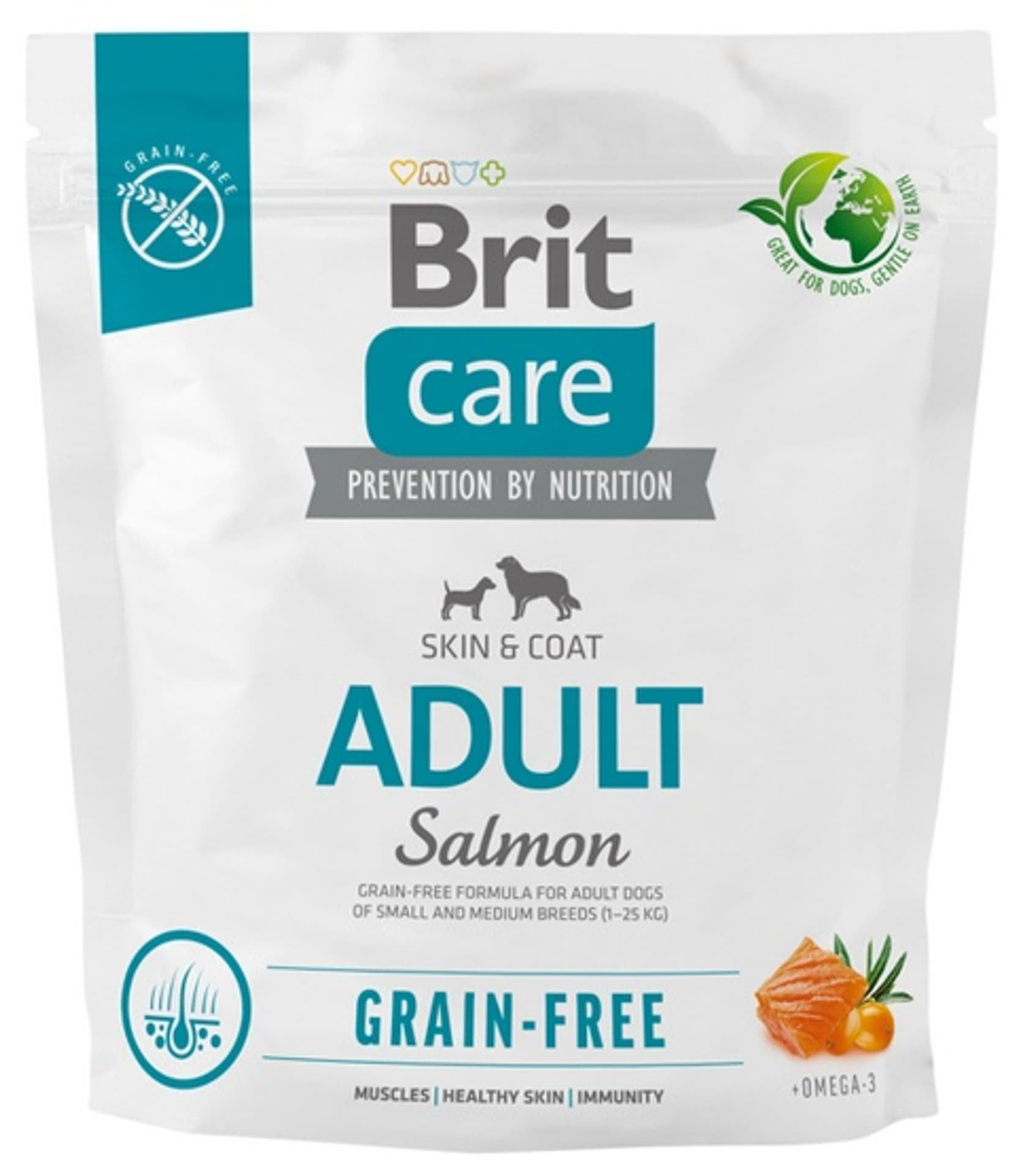 

Brit Care Grain-Free Adult Salmon 1 kg pies