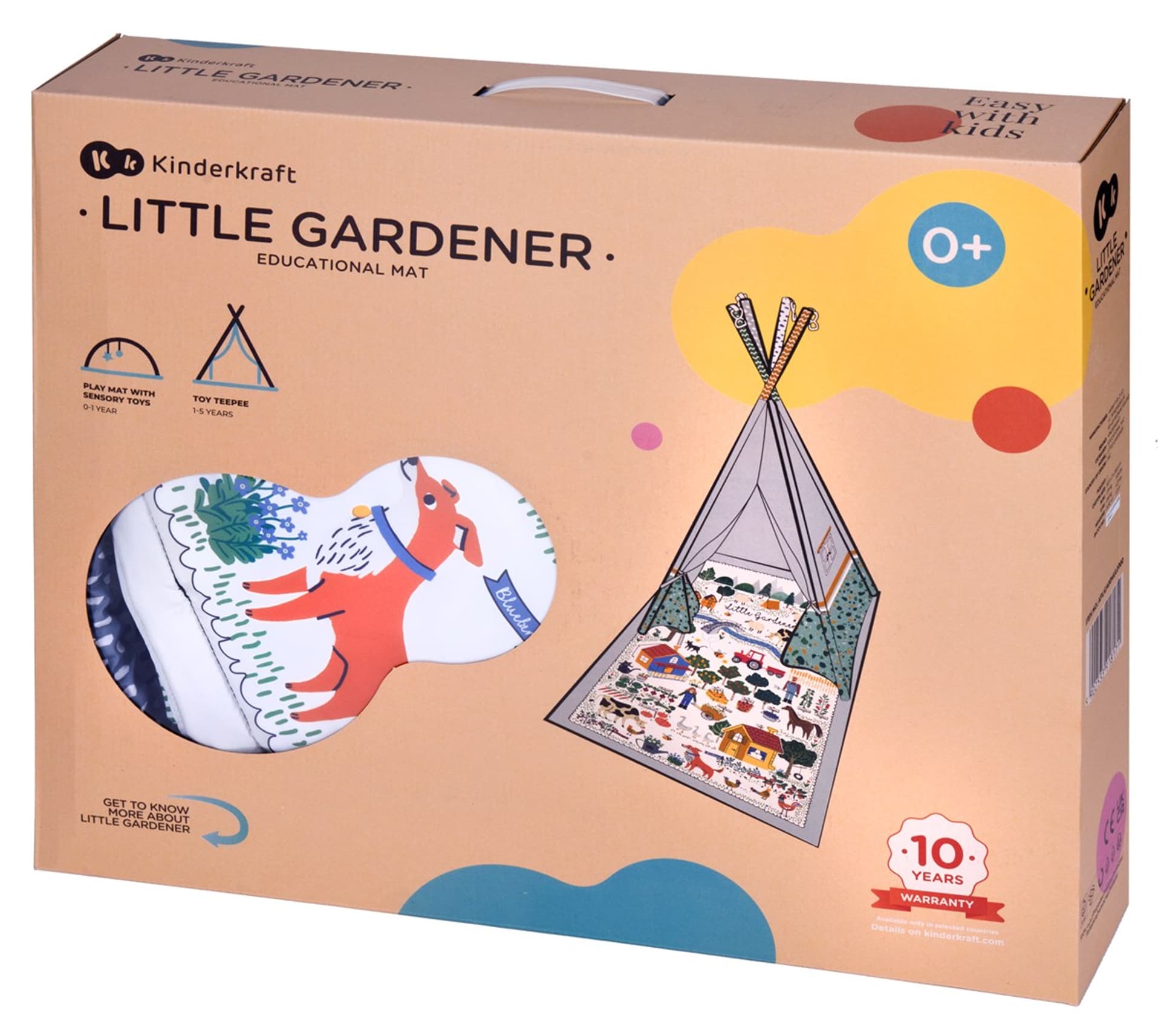 

Kinderkraft Mata edukacyjna 3w1 LITTLE GARDENER