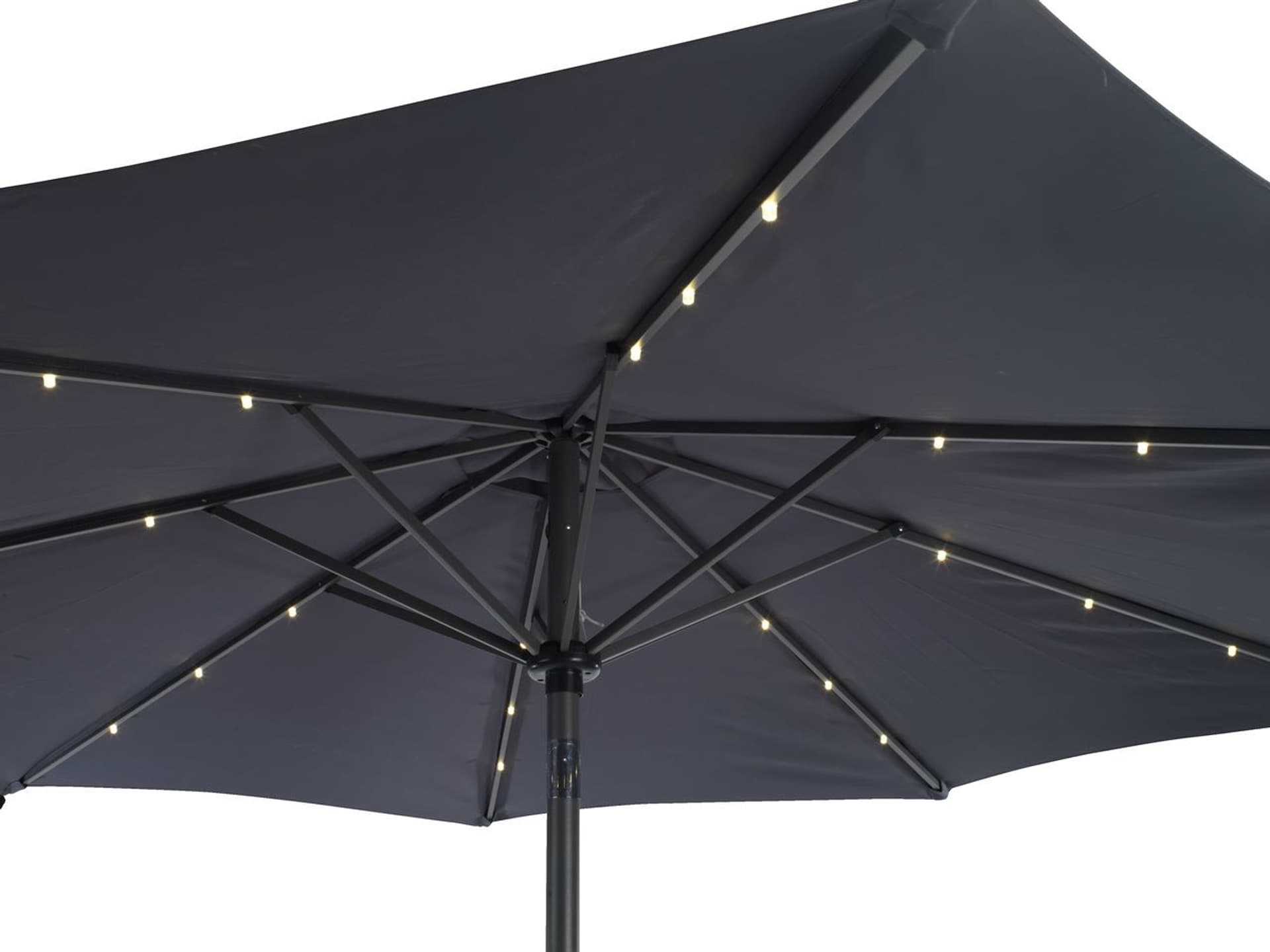 

Parasol ogrodowy ASKIM Ś300 LED szary