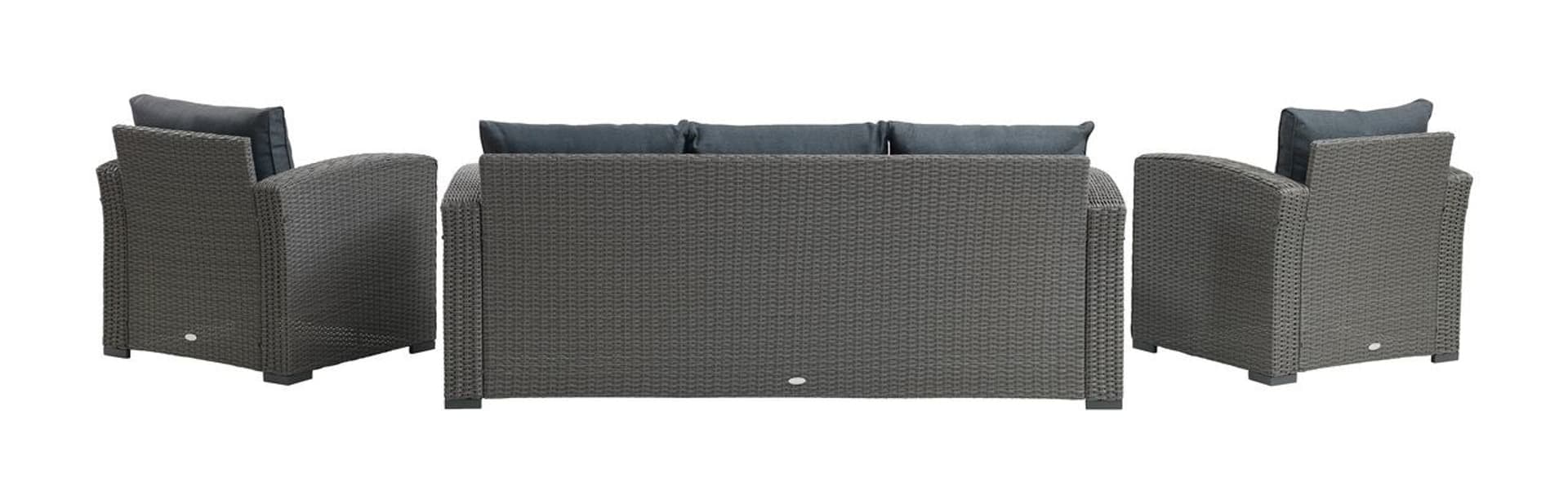 

Zestaw ogrodowy sofa+2 fotele+ stół VEMB szary
